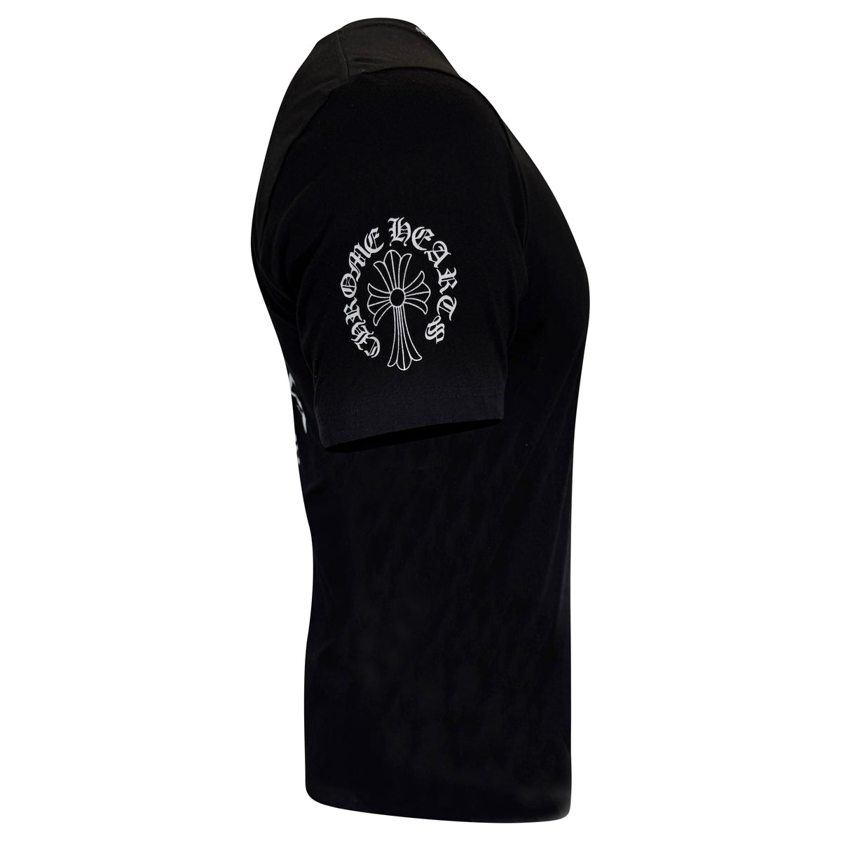CHROME HEARTS LOGO BLACK T SHIRT - MEDIUM | PRE OWNED