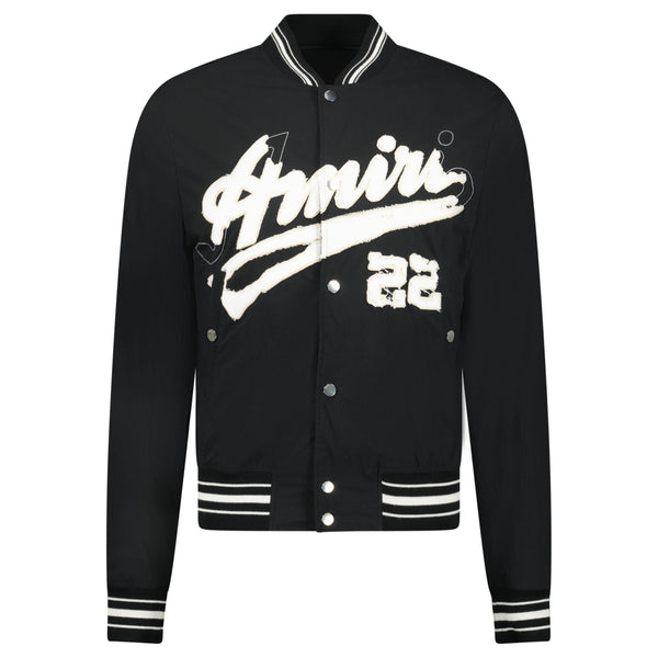 AMIRI BLAC VARSITY JACKET - LARGE (Fits M) – Affluent Archives