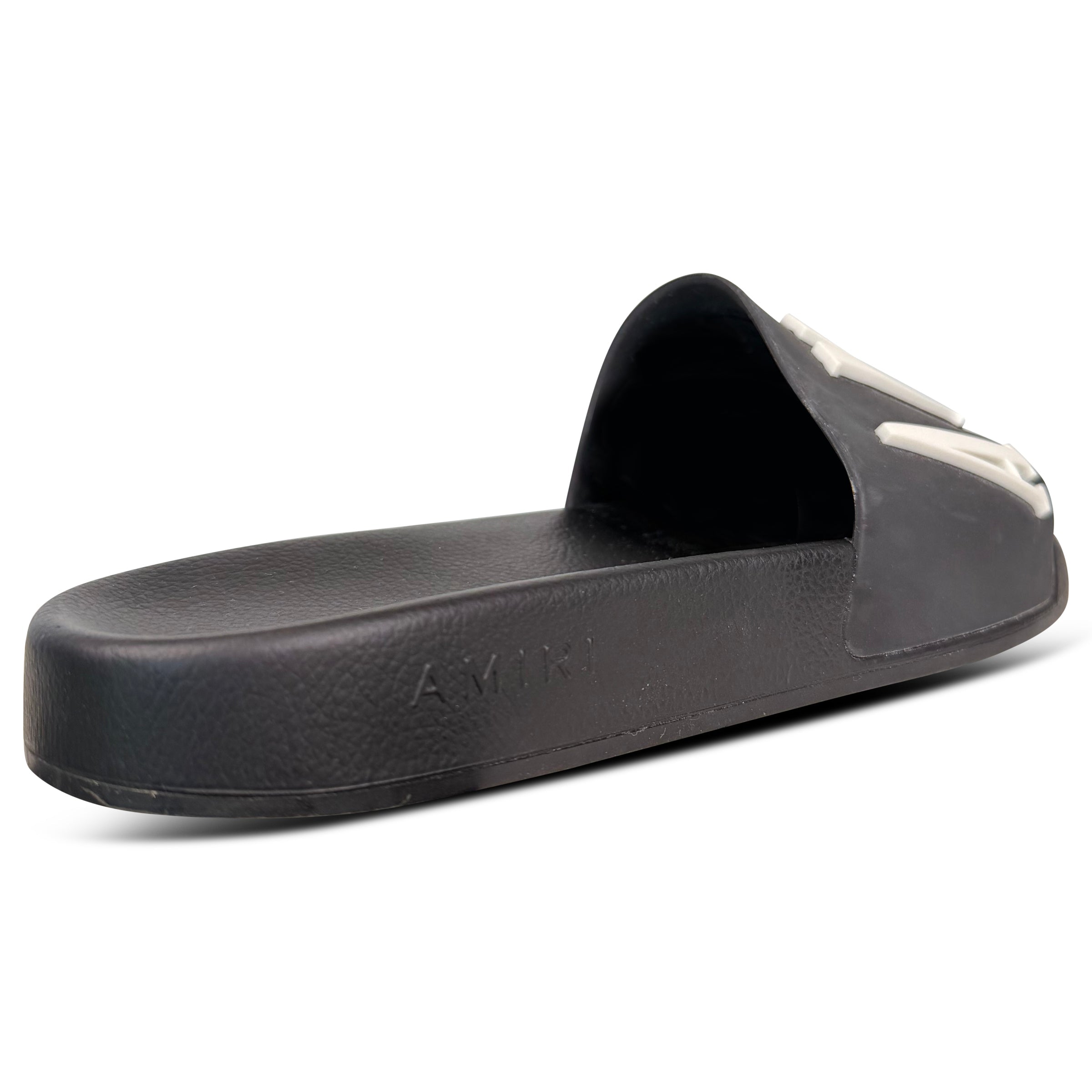 AMIRI BLACK SLIDES - UK 10 (44) | PRE OWNED - Affluent ArchivesUsed HIGH END DESIGNER CLOTHING