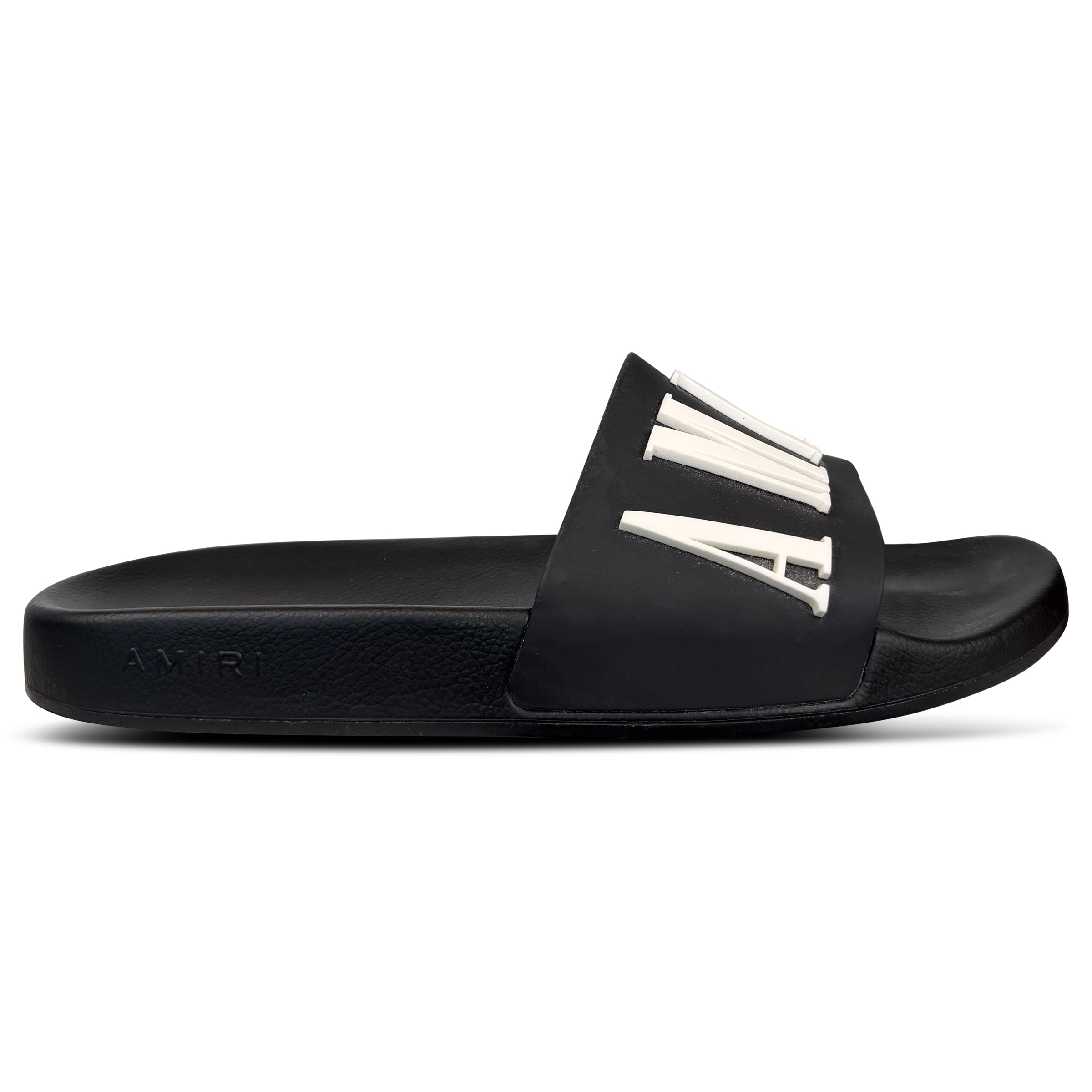 AMIRI BLACK SLIDES - UK 10 (44) | PRE OWNED - Affluent ArchivesUsed HIGH END DESIGNER CLOTHING