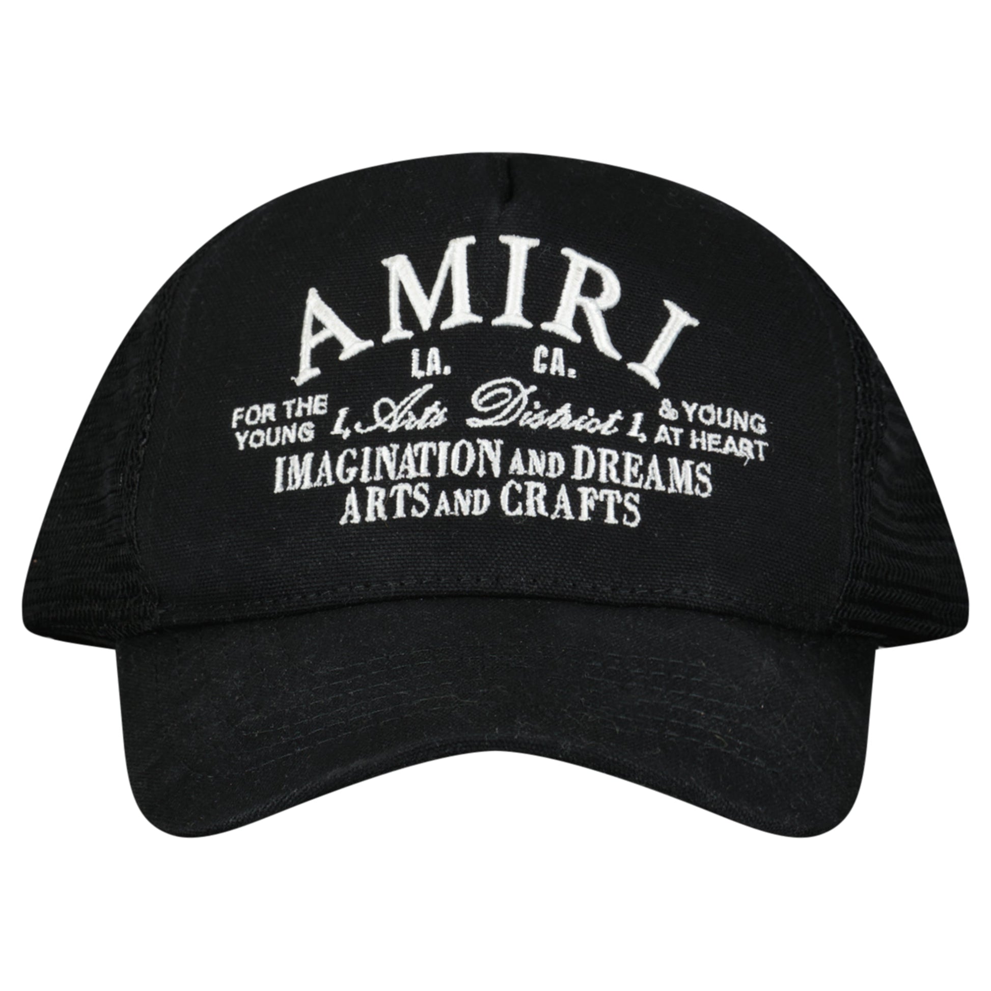 AMIRI BLACK TRUCKER HAT - Affluent ArchivesUsed HIGH END DESIGNER CLOTHING