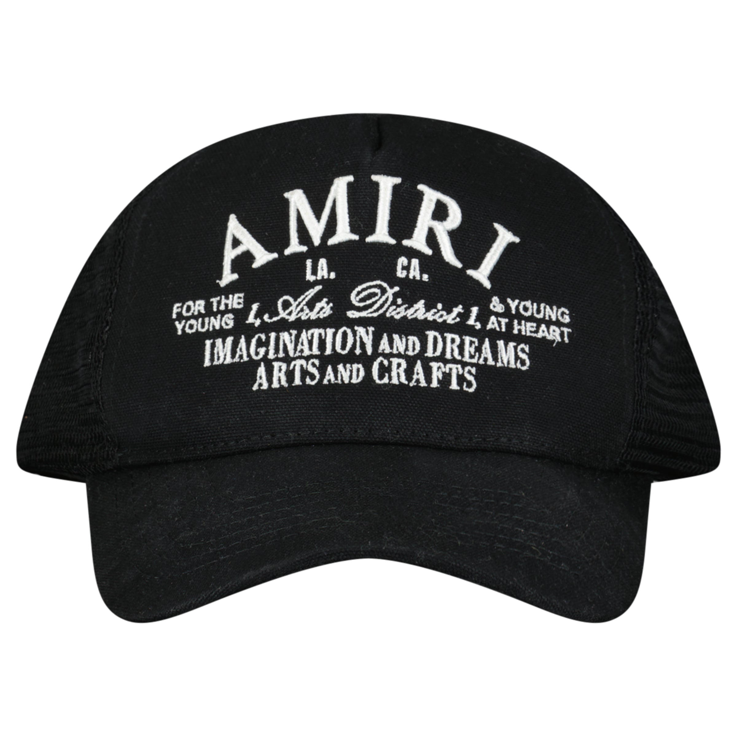 AMIRI BLACK TRUCKER HAT - Affluent ArchivesUsed HIGH END DESIGNER CLOTHING