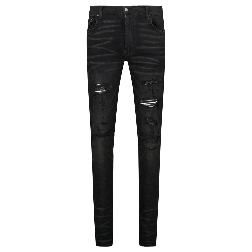 AMIRI LIGHT BLACK DENIM JEANS - W32/L32 | PRE OWNED - Affluent ArchivesUsed HIGH END DESIGNER CLOTHING