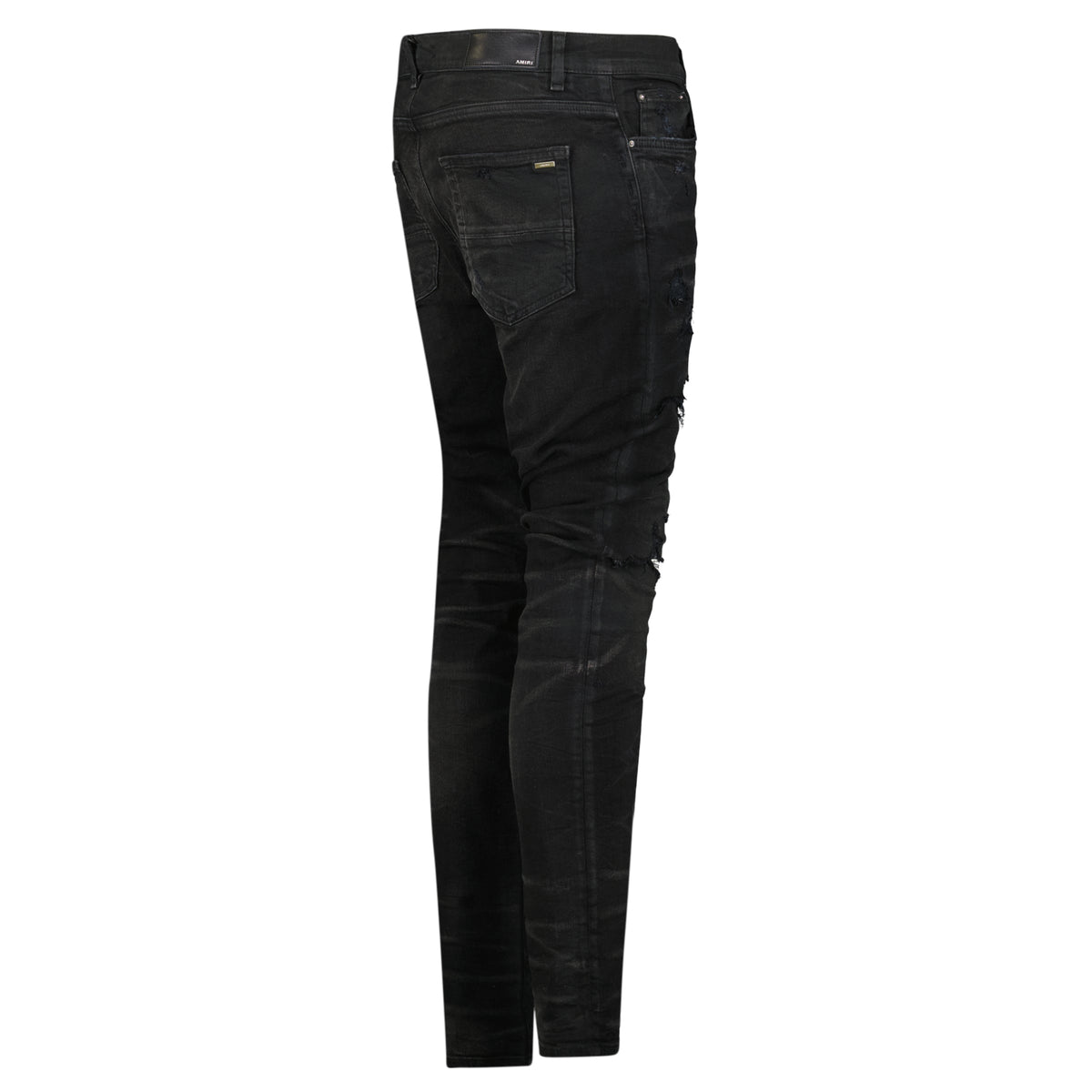 AMIRI LIGHT BLACK DENIM JEANS - W32/L32 | PRE OWNED - Affluent ArchivesUsed HIGH END DESIGNER CLOTHING