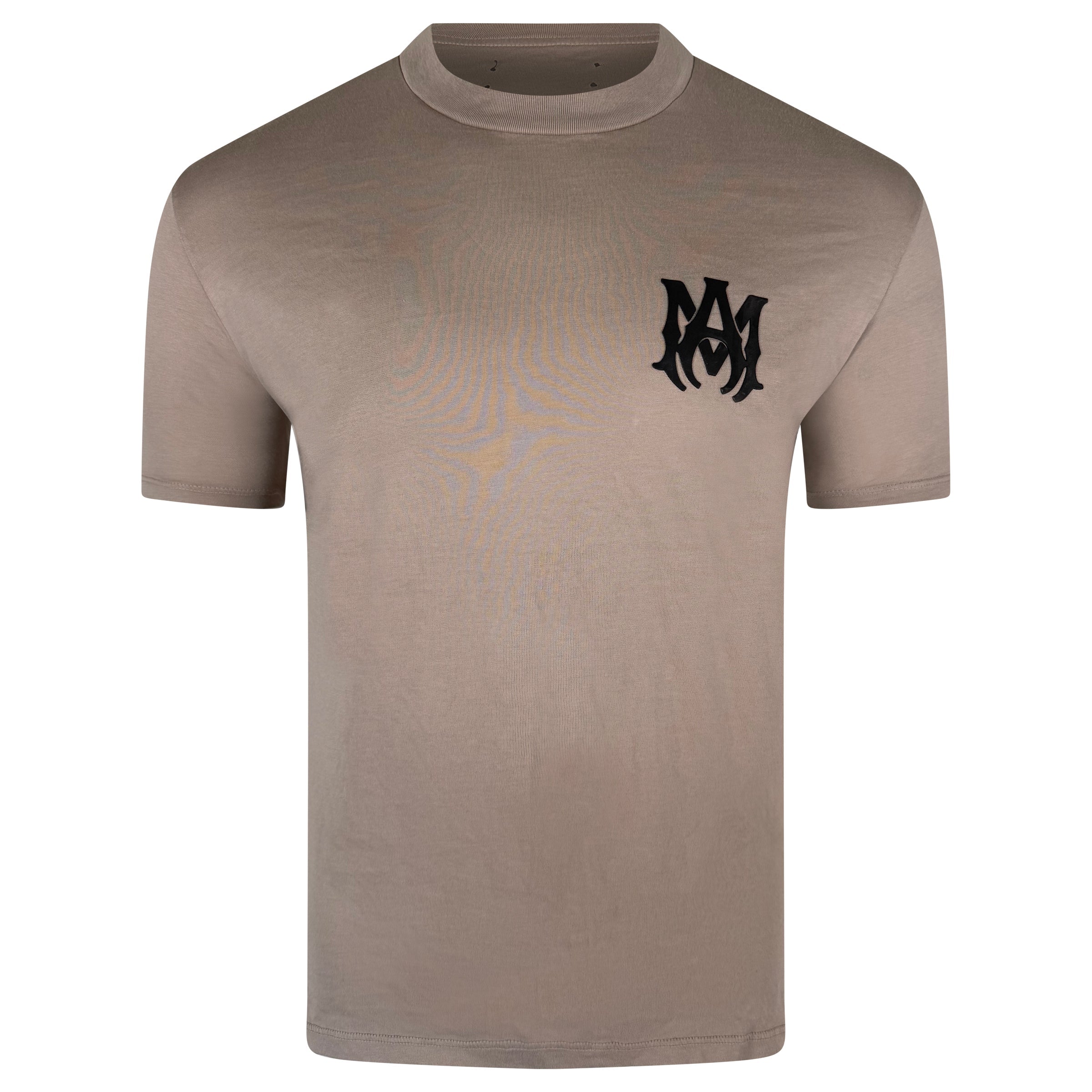 AMIRI LOGO T SHIRT BEIGE - XS (Fits Medium) | PRE OWNED - Affluent ArchivesUsed HIGH END DESIGNER CLOTHING
