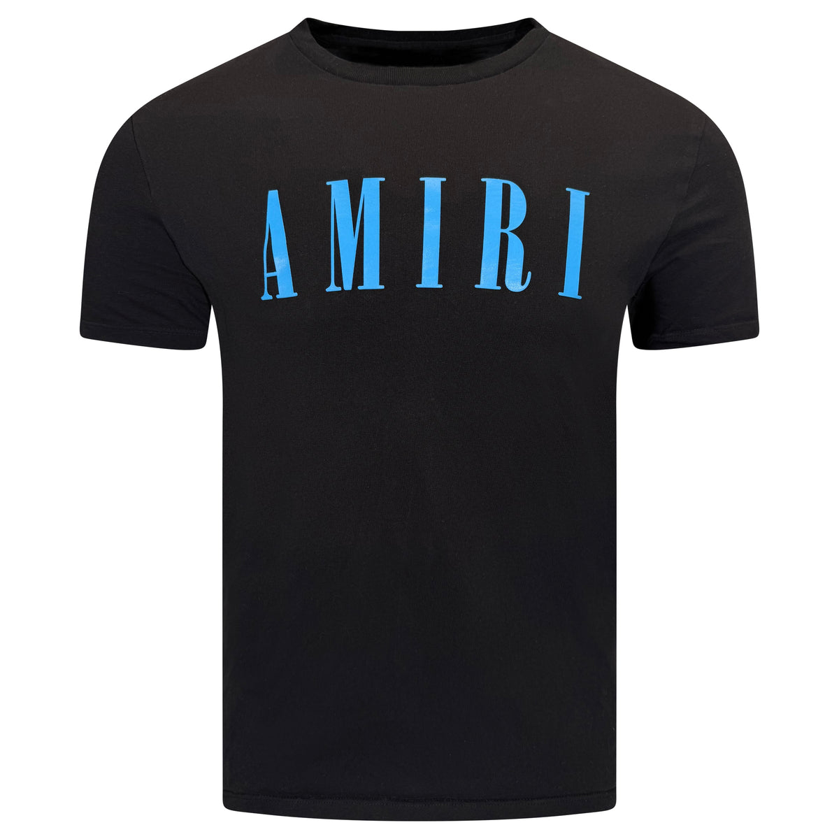 AMIRI LOGO T SHIRT BLACK / BLUE -SMALL | PRE OWNED (Copy) - Affluent ArchivesUsed HIGH END DESIGNER CLOTHING