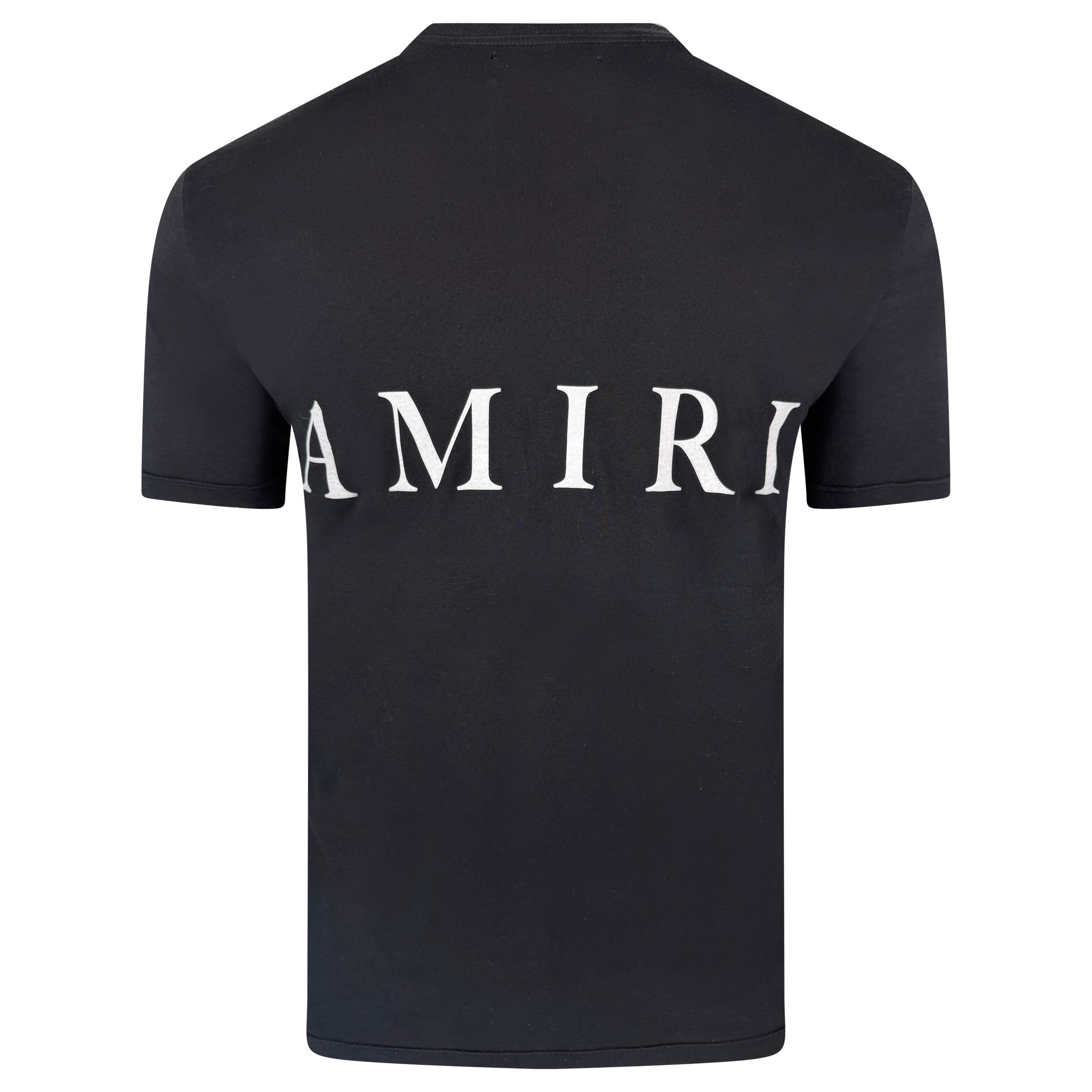 AMIRI LOGO T SHIRT BLACK - XS (Fits Medium) | PRE OWNED - Affluent ArchivesUsed HIGH END DESIGNER CLOTHING
