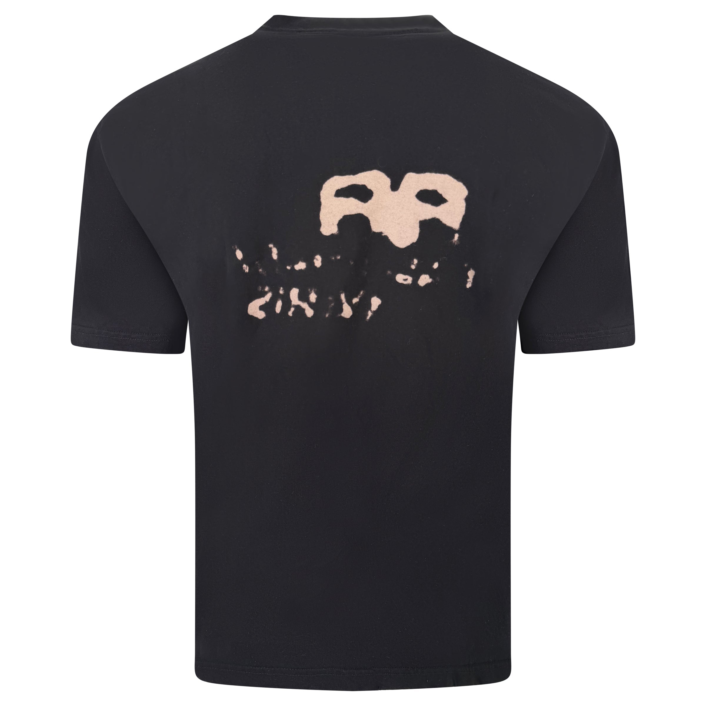 BALENCIAGA BLACK LOGO T SHIRT - MEDIUM (Fits Large) | PRE OWNED - Affluent ArchivesUsed HIGH END DESIGNER CLOTHING