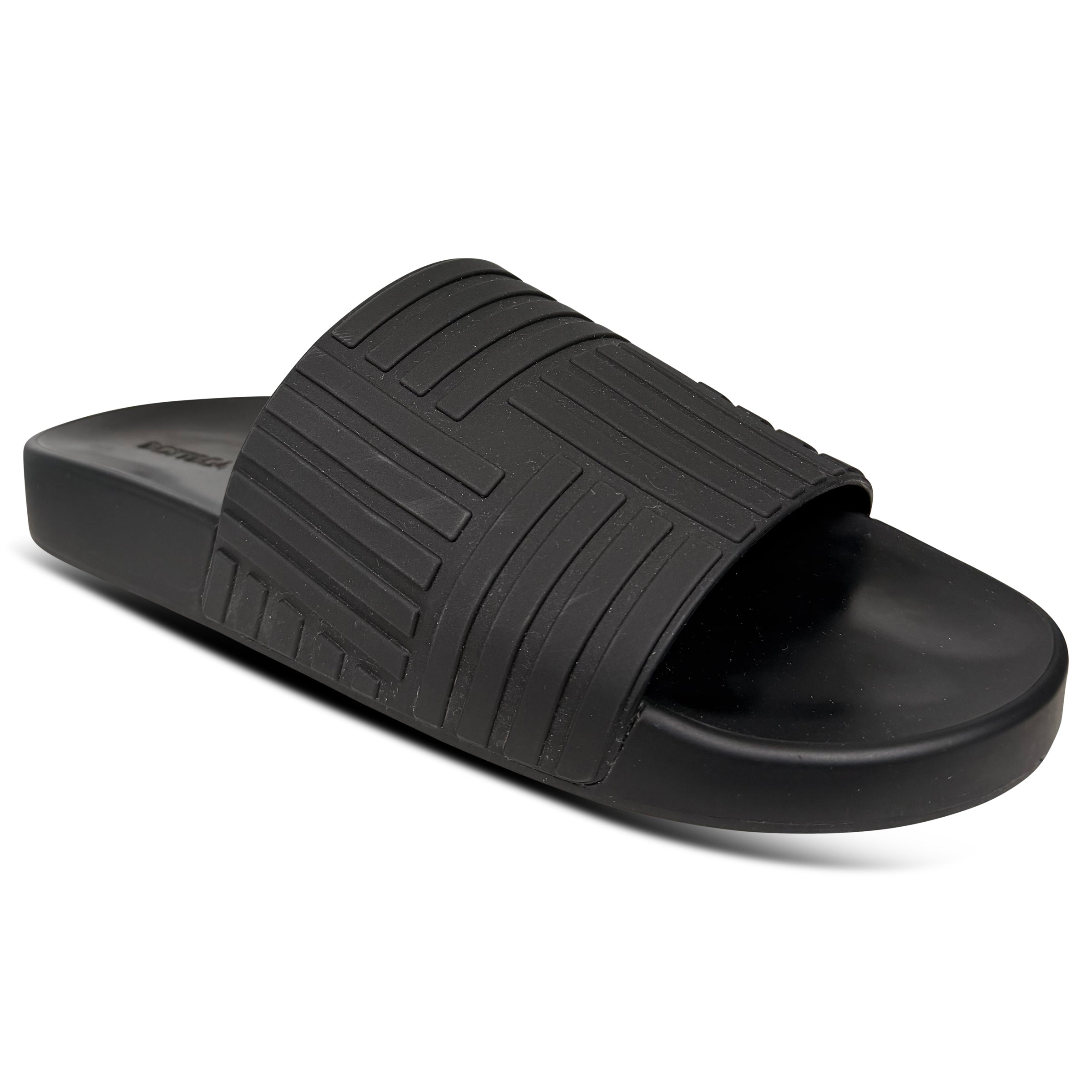 BOTTEGA VENETA BLACK SLIDES - UK 9 (43) | PRE OWNED - Affluent ArchivesUsed HIGH END DESIGNER CLOTHING