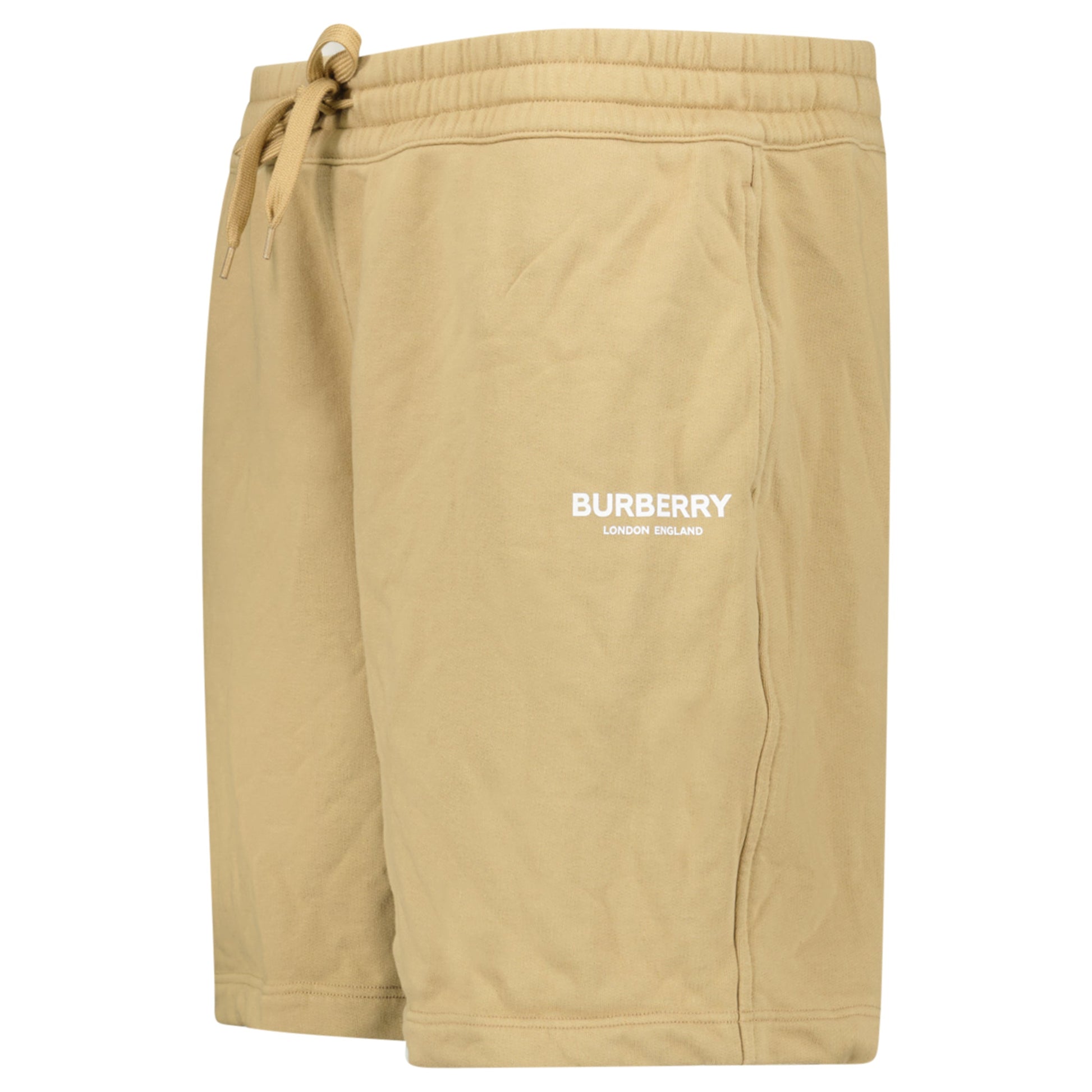 BURBERRY BEIGE TRACK SHORTS - XL - Affluent ArchivesUsed HIGH END DESIGNER CLOTHING