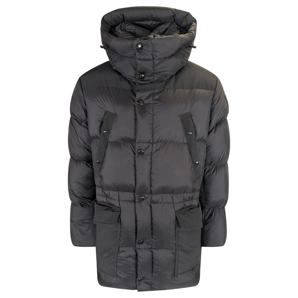 BURBERRY BLACK ' LINDFORD' PUFFER COAT - LARGE (Fits XL) - Affluent ArchivesUsed HIGH END DESIGNER CLOTHING