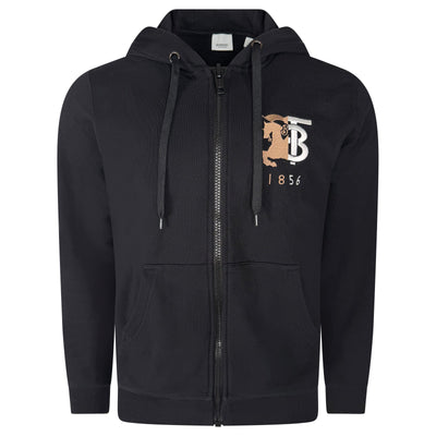 Burberry Black Logo Hoodie - Small (Fits Medium) Pre-Owned