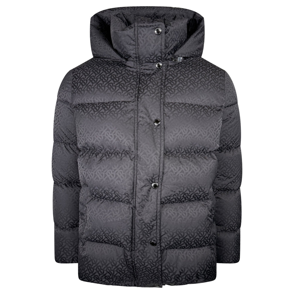 BURBERRY BLACK LOGO PUFFER COAT - XL NEW WITH TAGS - Affluent ArchivesUsed HIGH END DESIGNER CLOTHING