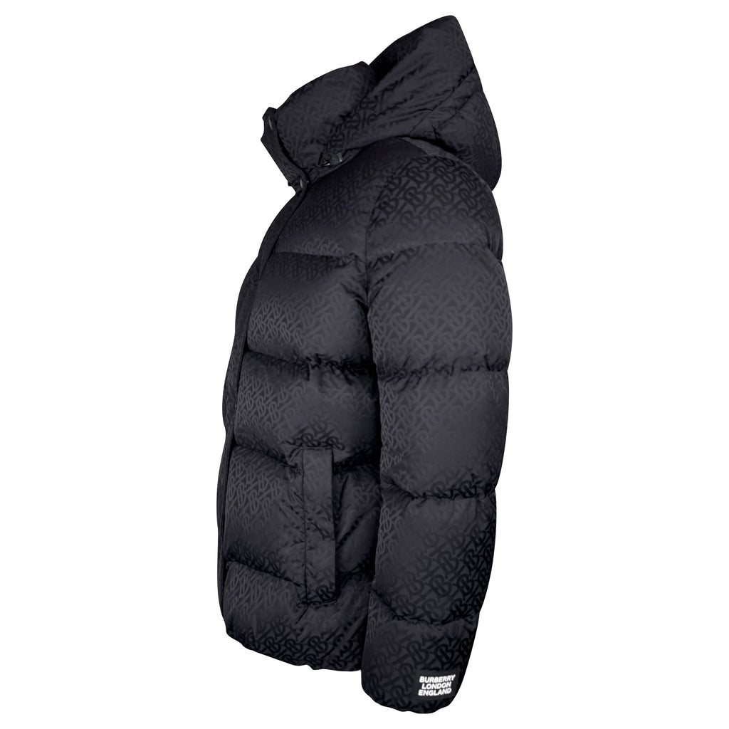 BURBERRY BLACK LOGO PUFFER COAT - XL NEW WITH TAGS - Affluent ArchivesUsed HIGH END DESIGNER CLOTHING