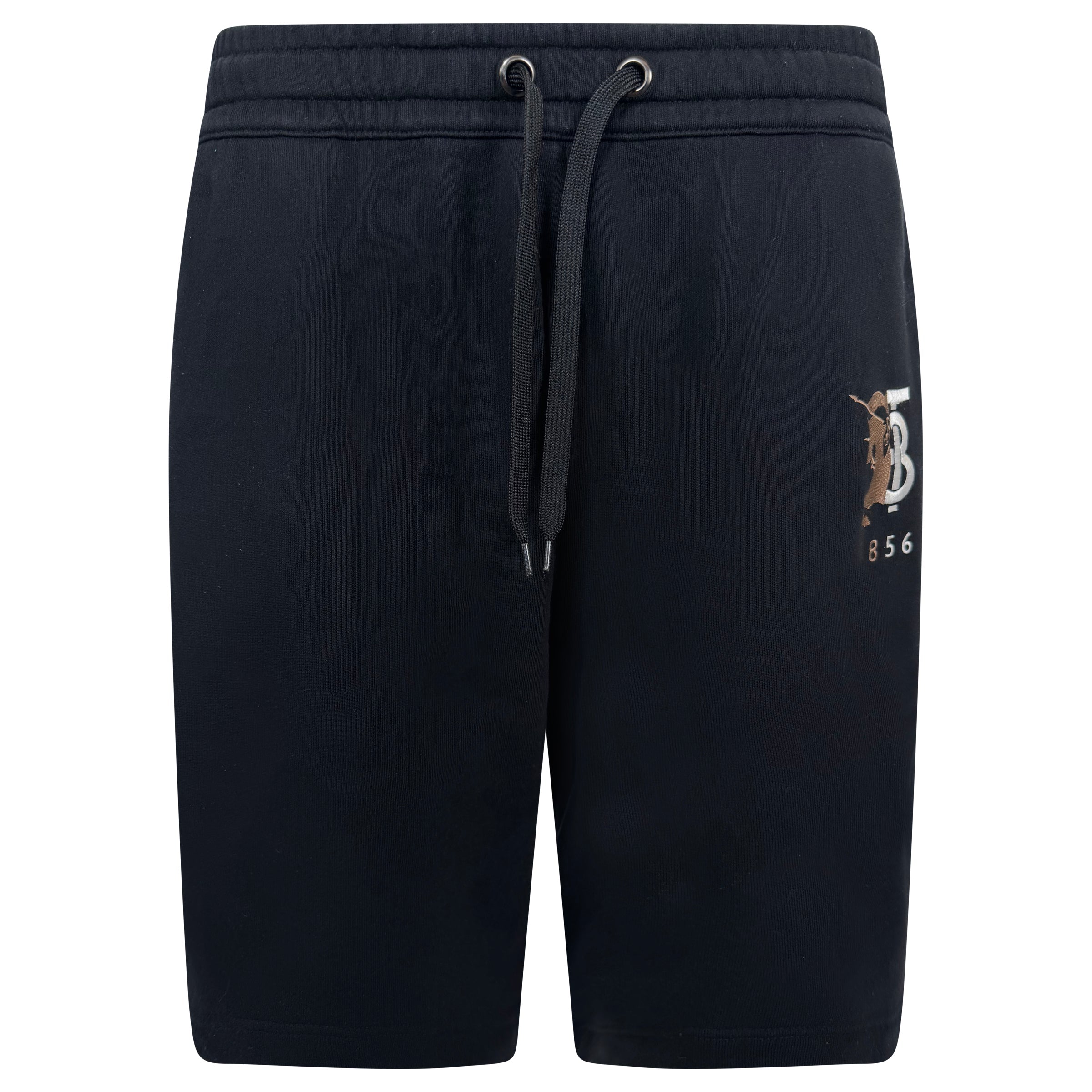 BURBERRY BLACK LOGO SHORTS - LARGE | PRE OWNED - Affluent ArchivesUsed HIGH END DESIGNER CLOTHING