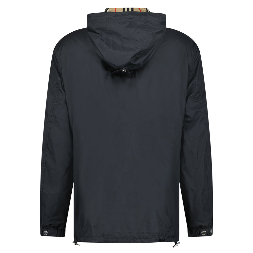 BURBERRY BLACK WINDBREAKER - XL - Affluent ArchivesUsed HIGH END DESIGNER CLOTHING