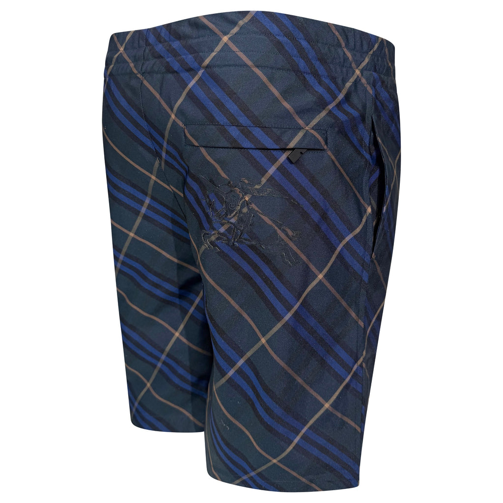 Burberry Checked Shorts Navy / Green - Large | Pre-Owned, photo 2