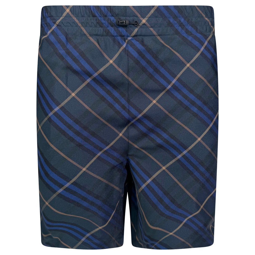 Burberry Checked Shorts Navy / Green - Large | Pre-Owned