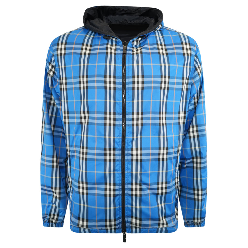 BURBERRY NAVY REVERSIBLE WINDBREAKER - XL | PRE OWNED - Affluent ArchivesUsed HIGH END DESIGNER CLOTHING
