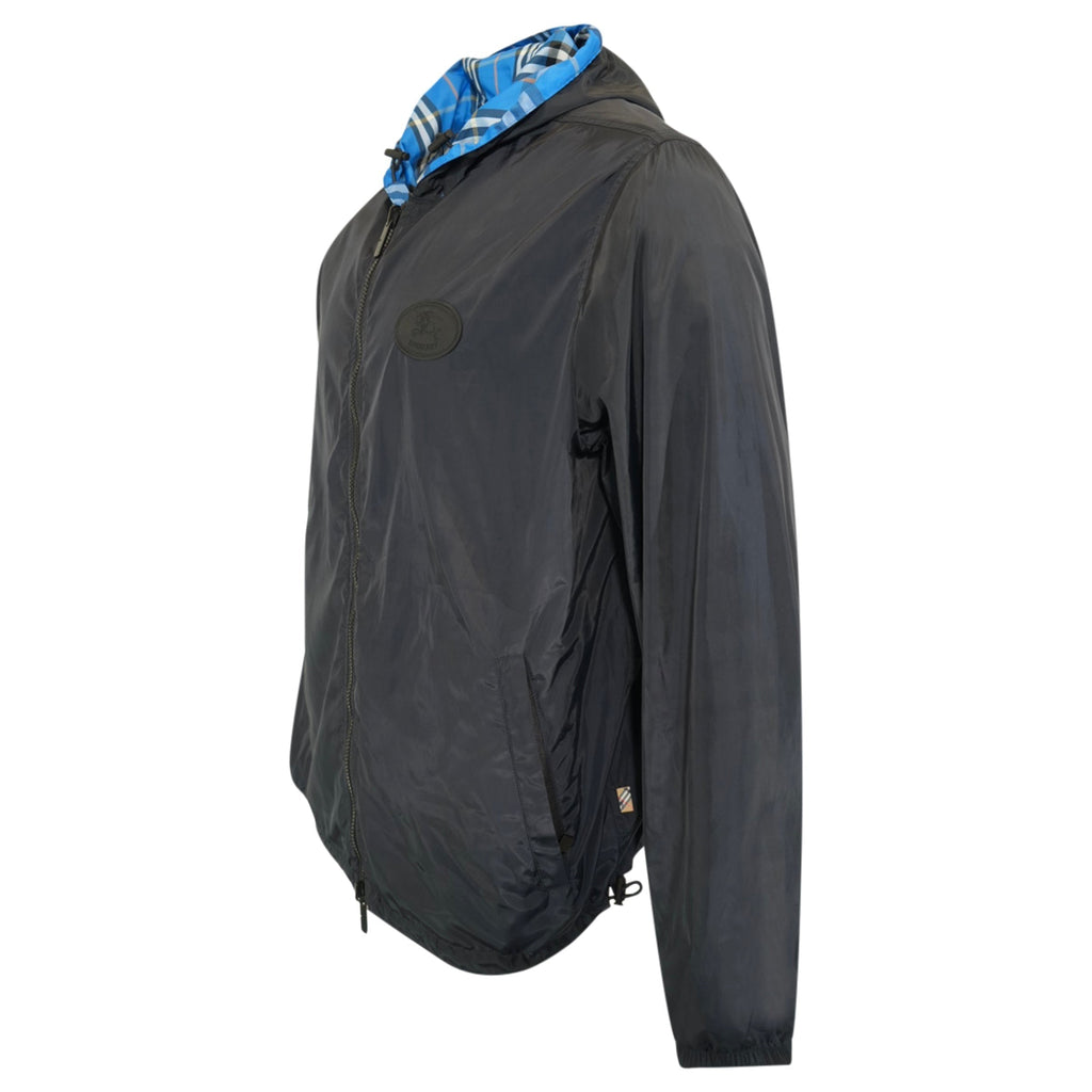 BURBERRY NAVY REVERSIBLE WINDBREAKER - XL | PRE OWNED - Affluent ArchivesUsed HIGH END DESIGNER CLOTHING