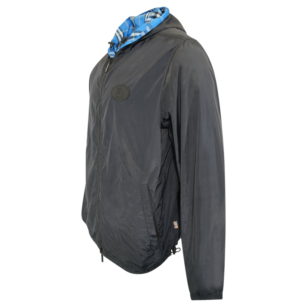 BURBERRY NAVY REVERSIBLE WINDBREAKER - XL | PRE OWNED - Affluent ArchivesUsed HIGH END DESIGNER CLOTHING