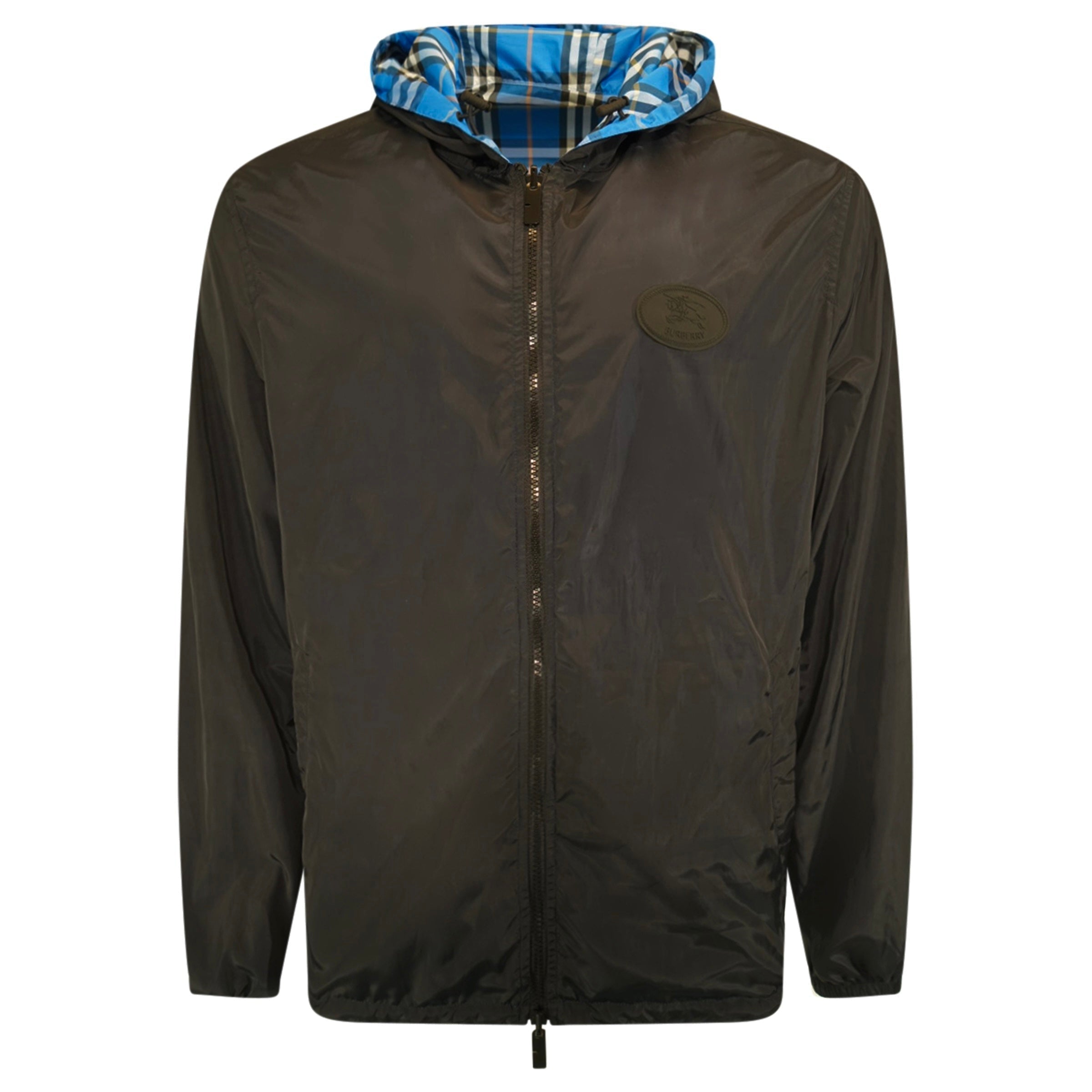 BURBERRY NAVY REVERSIBLE WINDBREAKER - XL | PRE OWNED - Affluent ArchivesUsed HIGH END DESIGNER CLOTHING