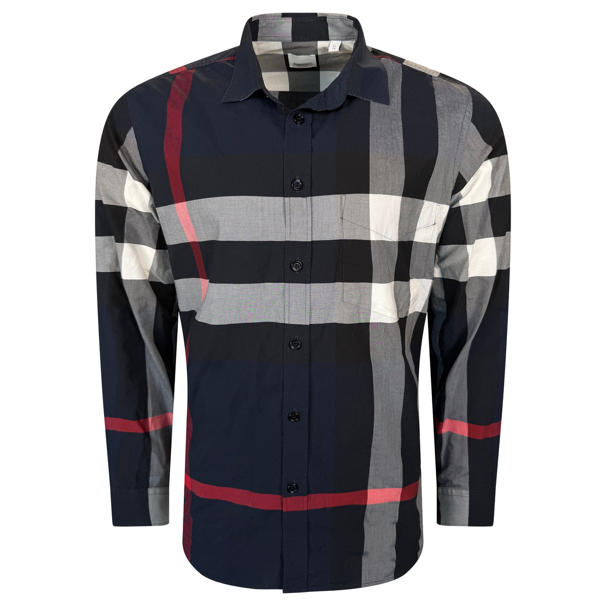 BURBERRY NAVY SHIRT - XL | PRE OWNED - Affluent ArchivesUsed HIGH END DESIGNER CLOTHING