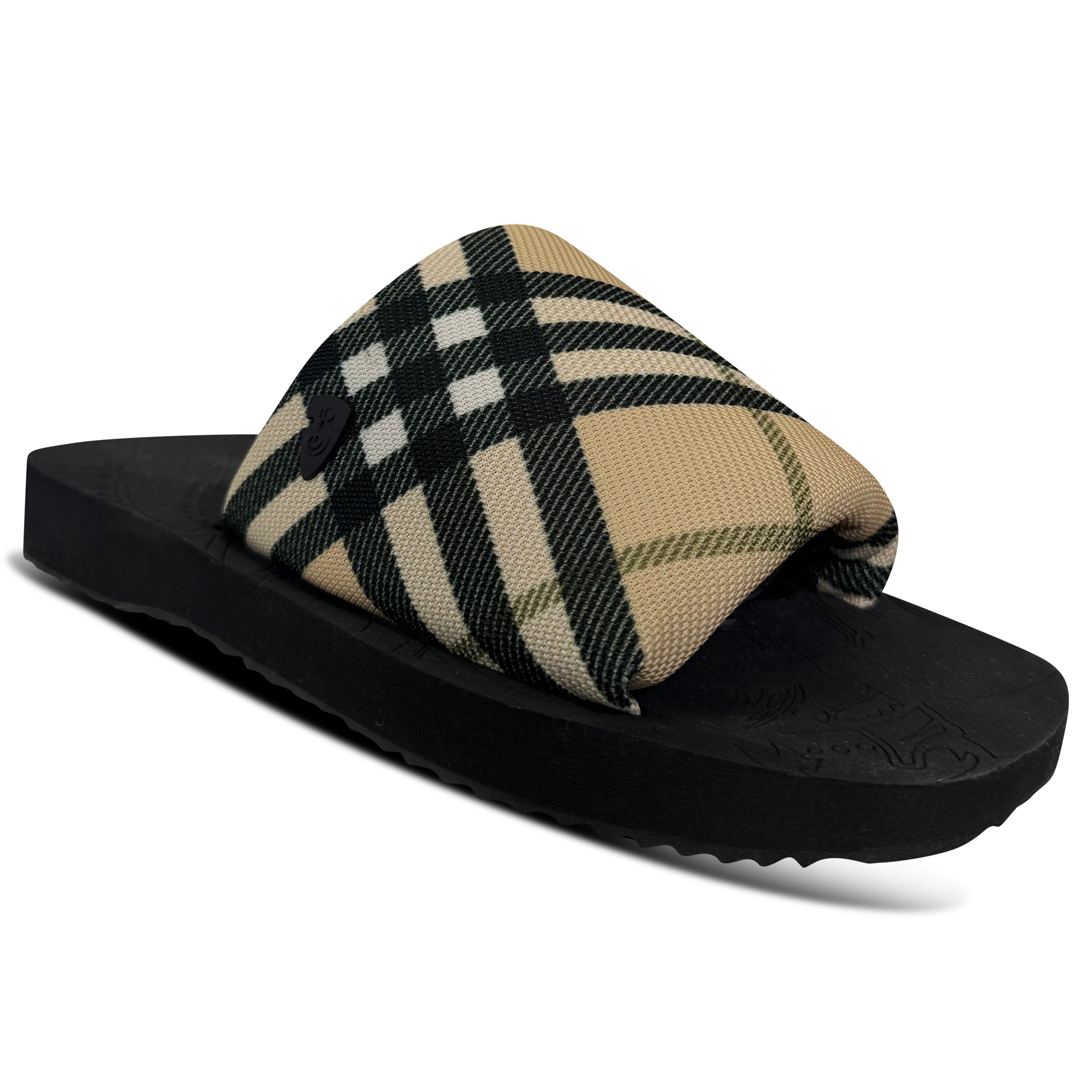 BURBERRY TREK CHECK SLIDERS - UK 7 (41) | NEW - Affluent ArchivesUsed HIGH END DESIGNER CLOTHING