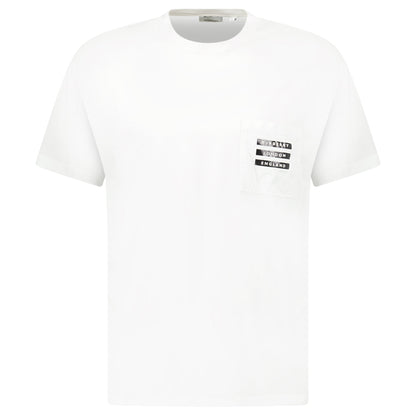 BURBERRY WHITE LOGO T SHIRT - LARGE - Affluent ArchivesUsed HIGH END DESIGNER CLOTHING