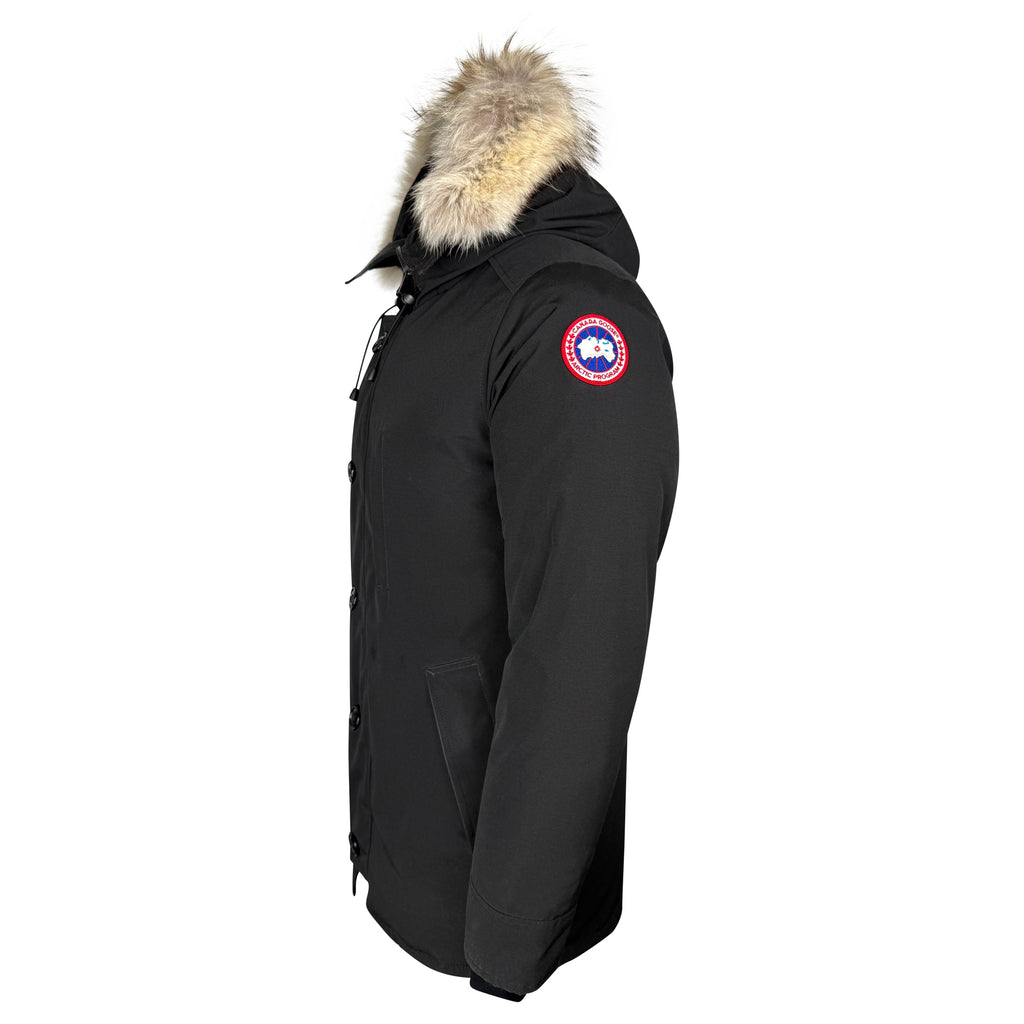 CANADA GOOSE BLACK CHATEAU PARKA - MEDIUM - Affluent ArchivesUsed HIGH END DESIGNER CLOTHING
