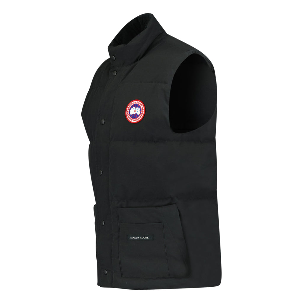 CANADA GOOSE BLACK GILET - LARGE - affluentarchivesUsed HIGH END DESIGNER CLOTHING