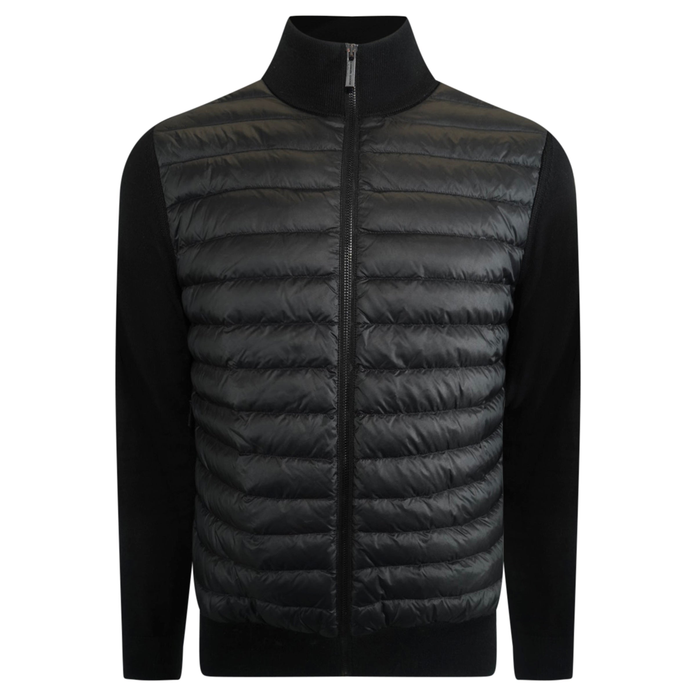 CANADA GOOSE BLACK HYBRIDGE JACKET - LARGE | PRE OWNED | PRE OWNED - Affluent ArchivesUsed HIGH END DESIGNER CLOTHING