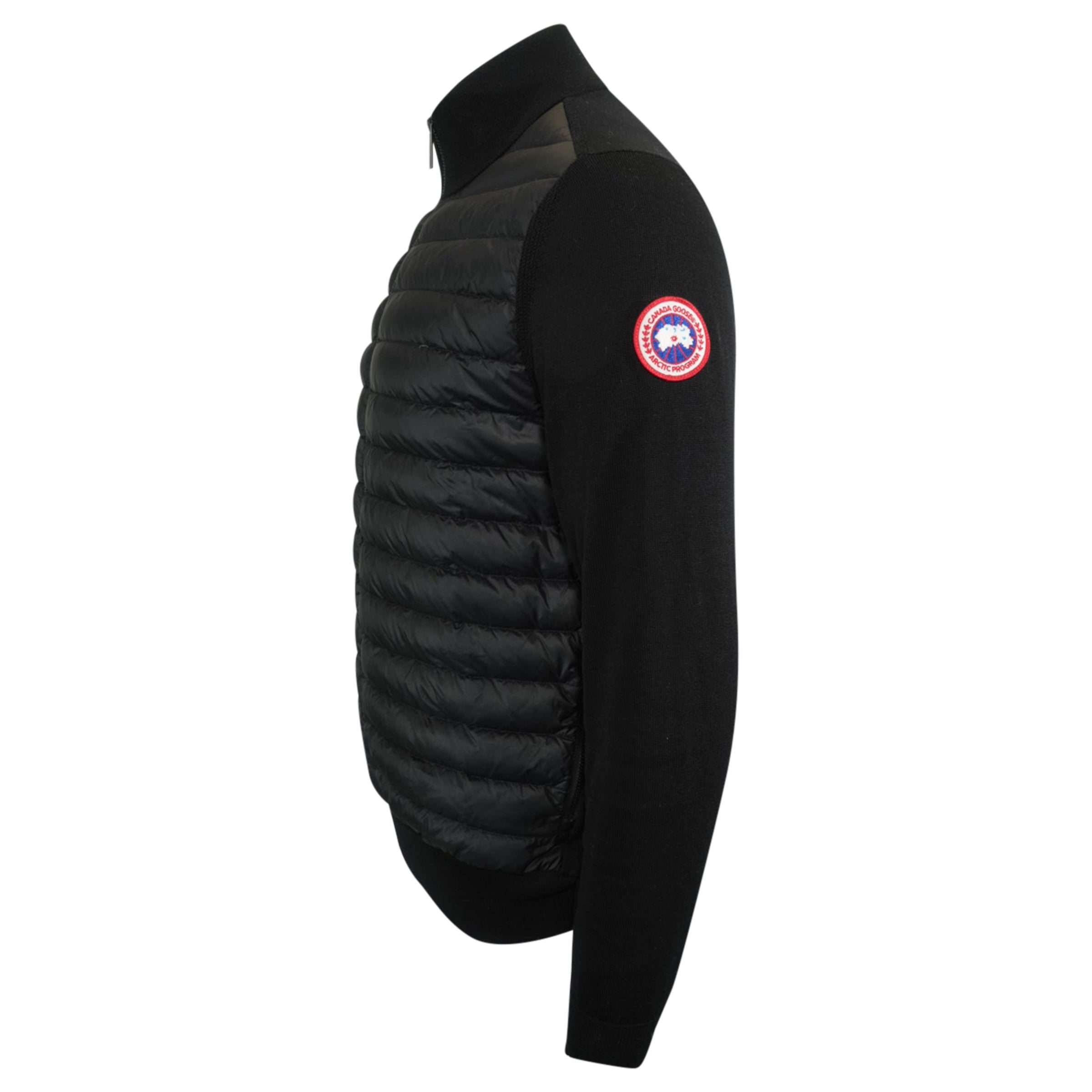 CANADA GOOSE BLACK HYBRIDGE JACKET - LARGE | PRE OWNED | PRE OWNED - Affluent ArchivesUsed HIGH END DESIGNER CLOTHING