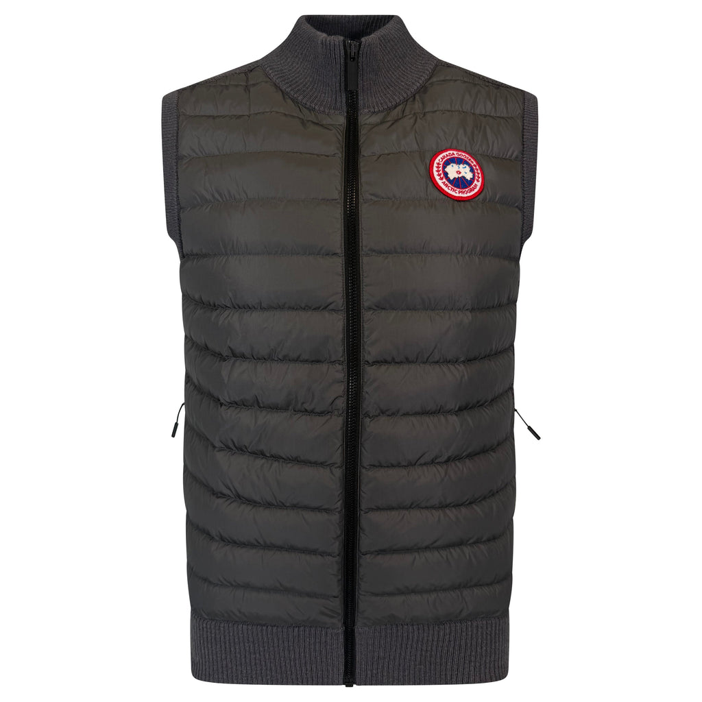 CANADA GOOSE GREY HYBRIDGE GILET - MEDIUM| PRE OWNED | PRE OWNED - Affluent ArchivesUsed HIGH END DESIGNER CLOTHING