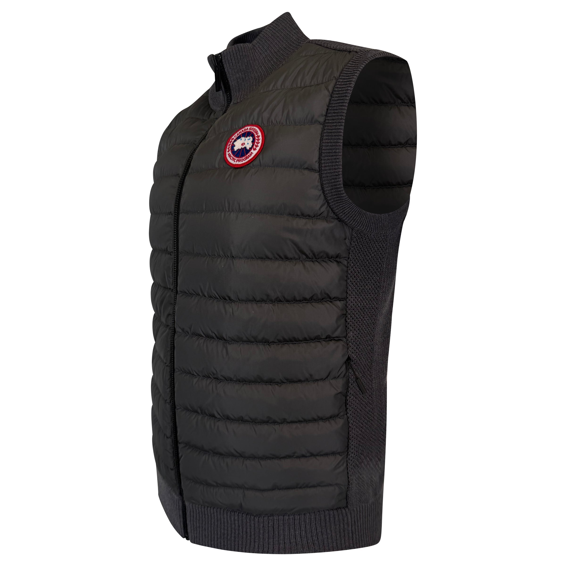 CANADA GOOSE GREY HYBRIDGE GILET - MEDIUM| PRE OWNED | PRE OWNED - Affluent ArchivesUsed HIGH END DESIGNER CLOTHING