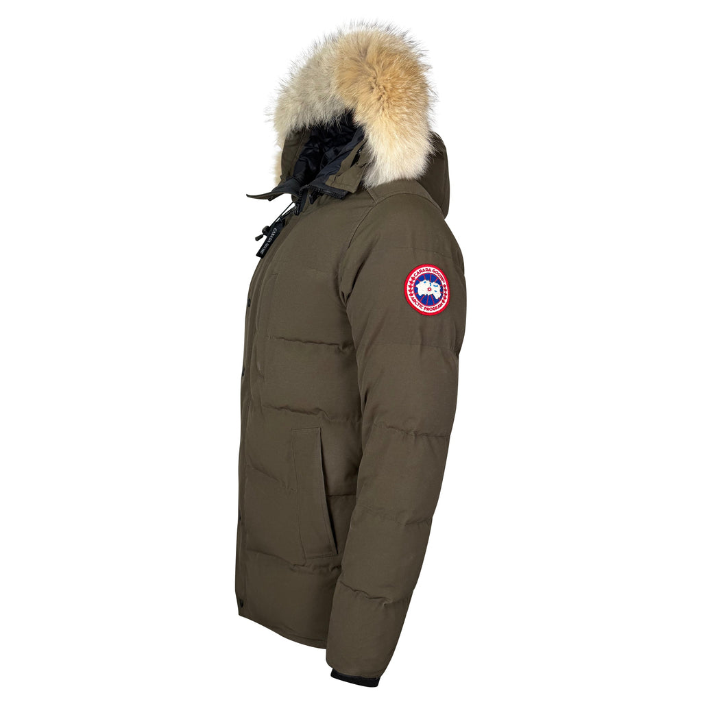 CANADA GOOSE KHAKI CARSON - MEDIUM (Fits Small) - Affluent ArchivesUsed HIGH END DESIGNER CLOTHING