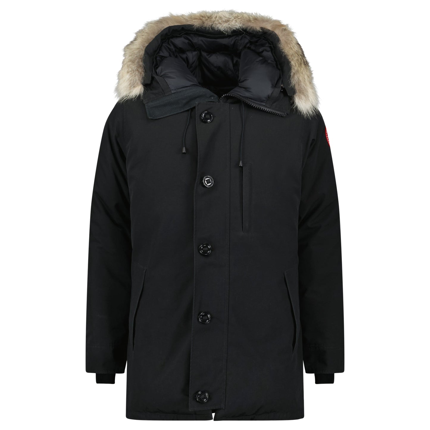 CANADA GOOSE LANGFORD BLACK COAT - LARGE - Affluent ArchivesUsed HIGH END DESIGNER CLOTHING