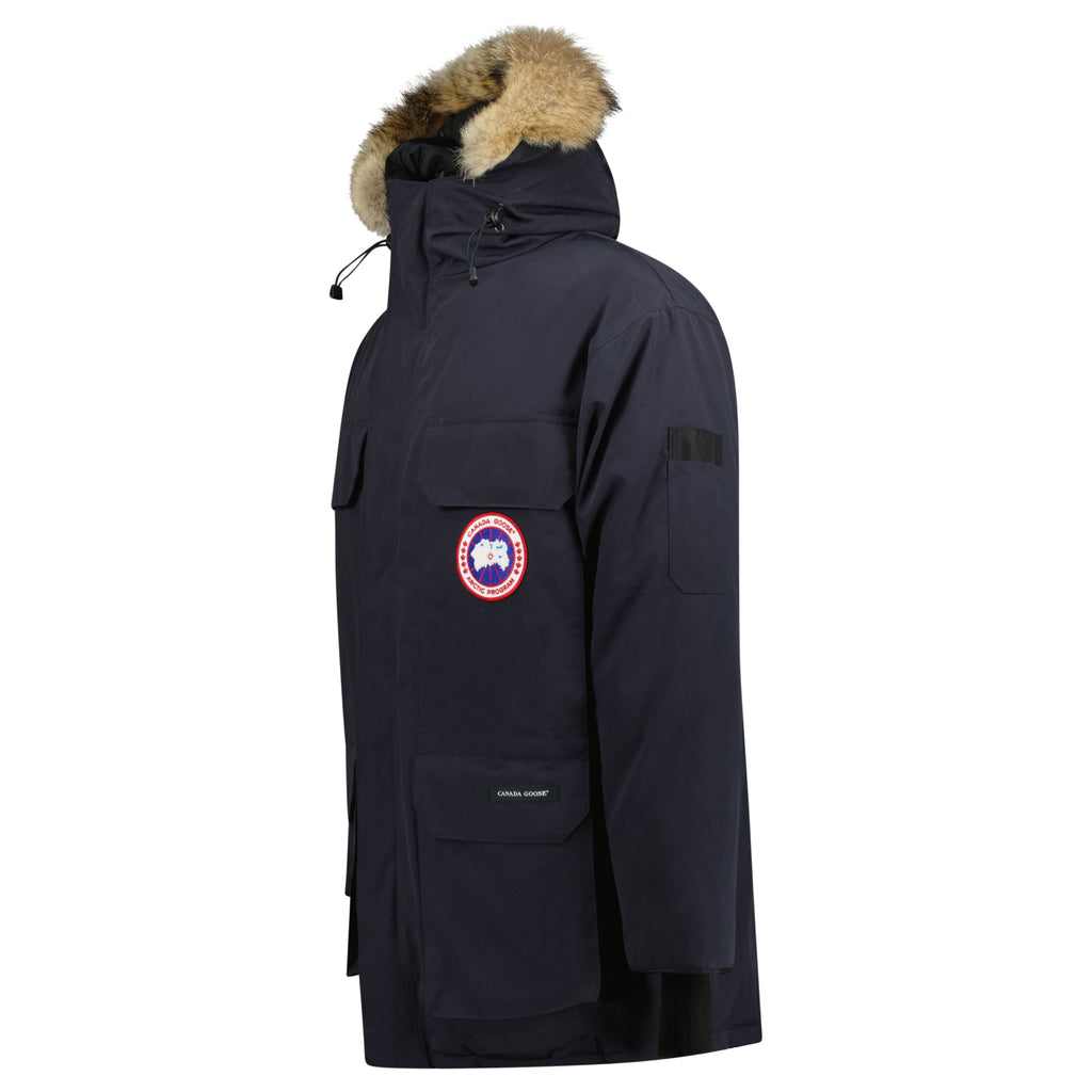 CANADA GOOSE NAVY FUR EXPEDITION - LARGE - Affluent ArchivesUsed HIGH END DESIGNER CLOTHING