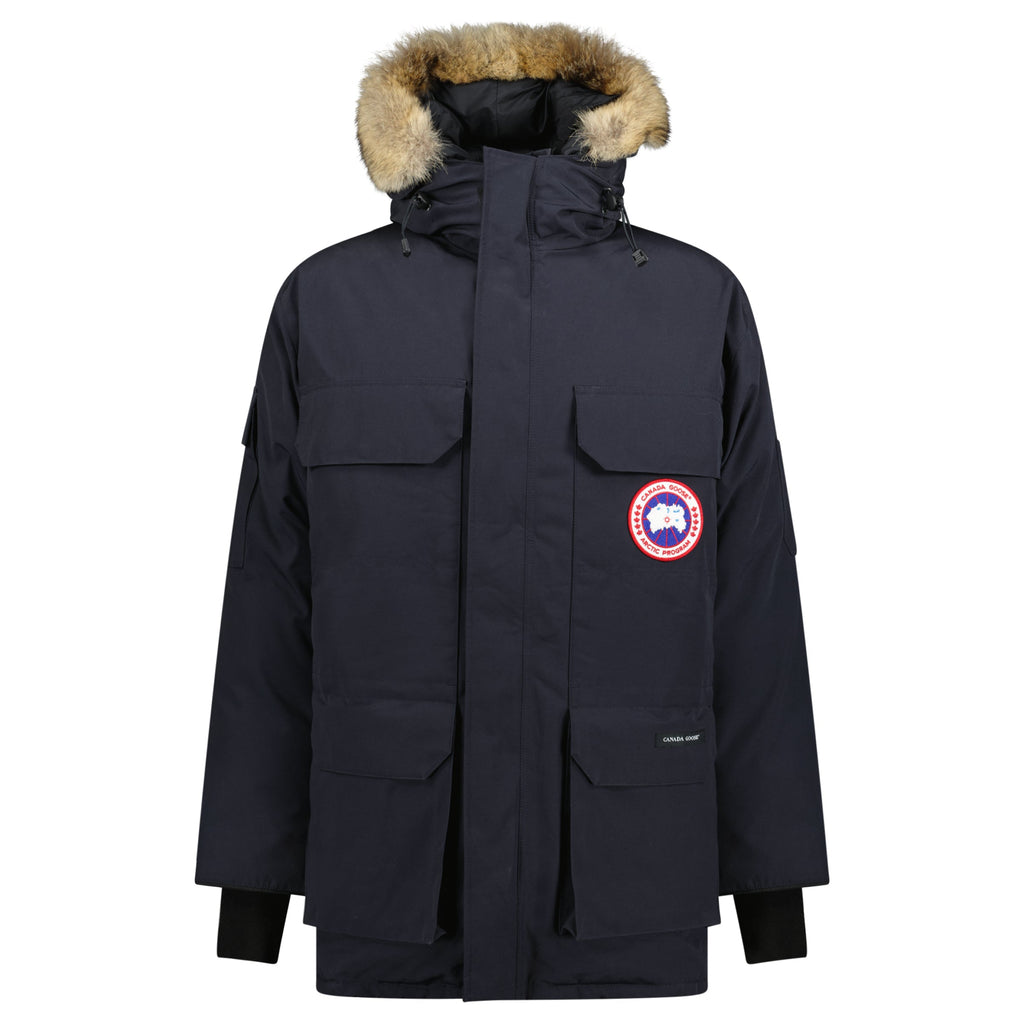 CANADA GOOSE NAVY FUR EXPEDITION - LARGE - Affluent ArchivesUsed HIGH END DESIGNER CLOTHING