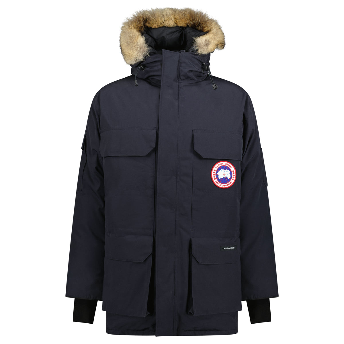 CANADA GOOSE NAVY FUR EXPEDITION - LARGE - Affluent ArchivesUsed HIGH END DESIGNER CLOTHING
