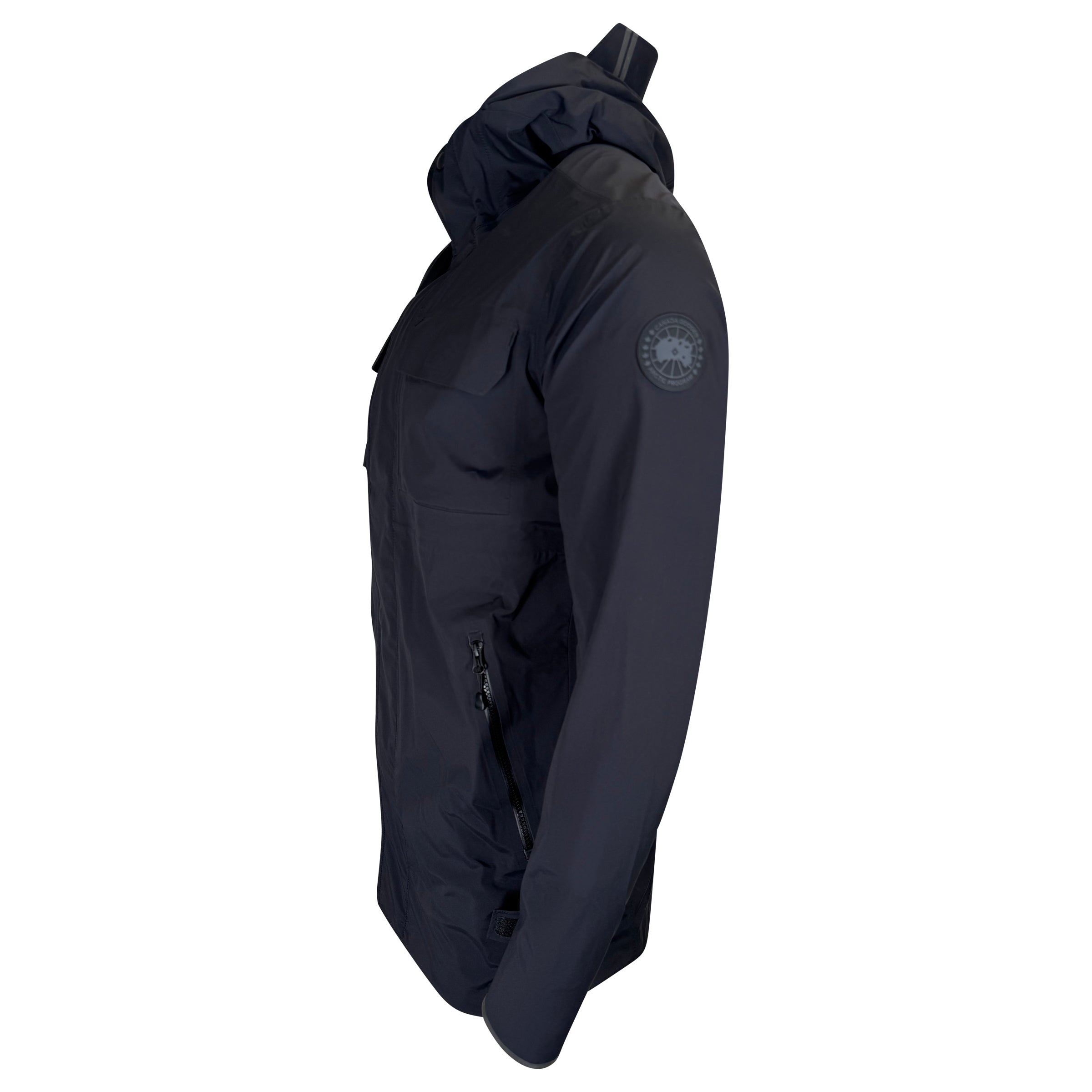 CANADA GOOSE WASCANA BLACK JACKET - SMALL - Affluent ArchivesUsed HIGH END DESIGNER CLOTHING