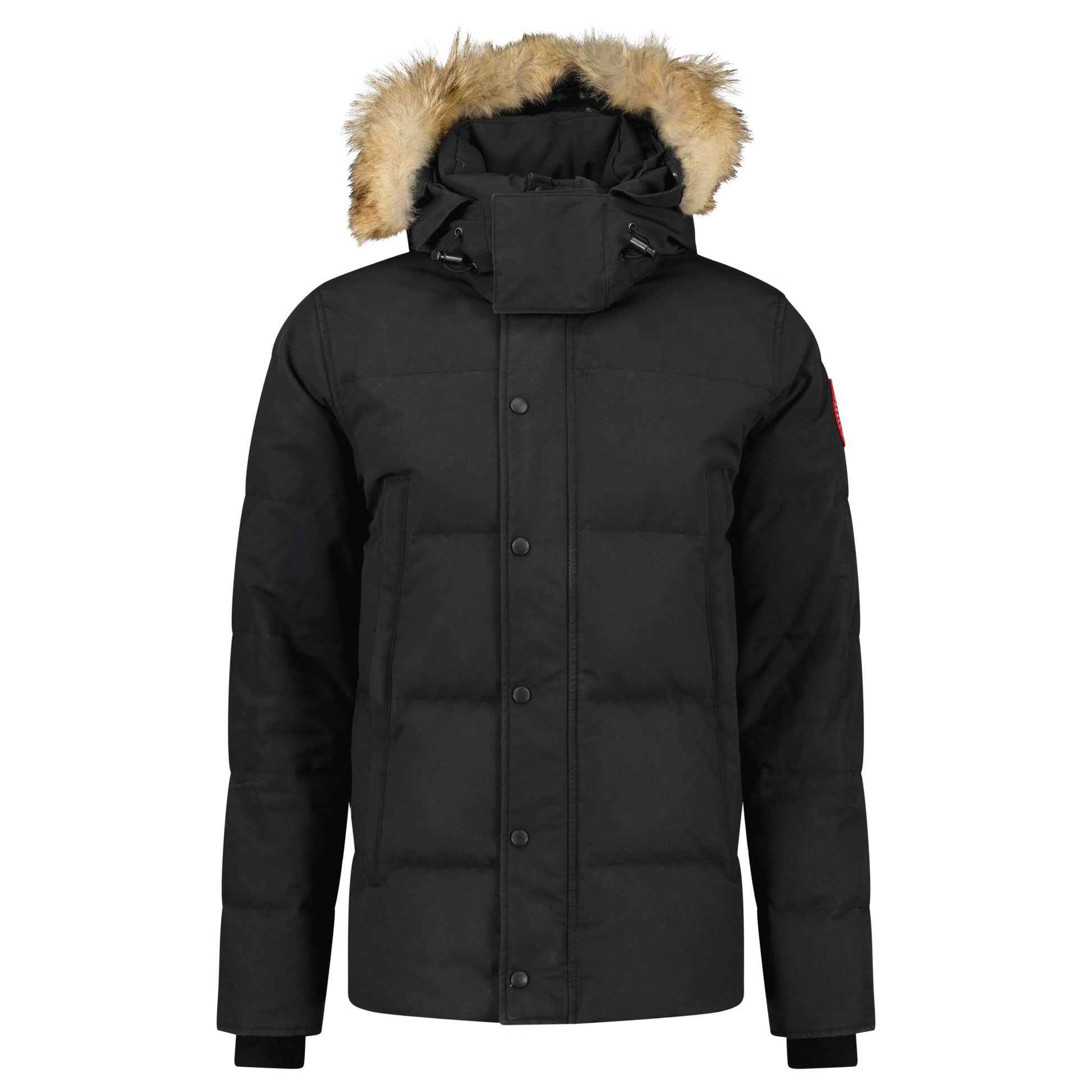 CANADA GOOSE WYNDHAM JACKET BLACK - MEDIUM - Affluent ArchivesUsed HIGH END DESIGNER CLOTHING