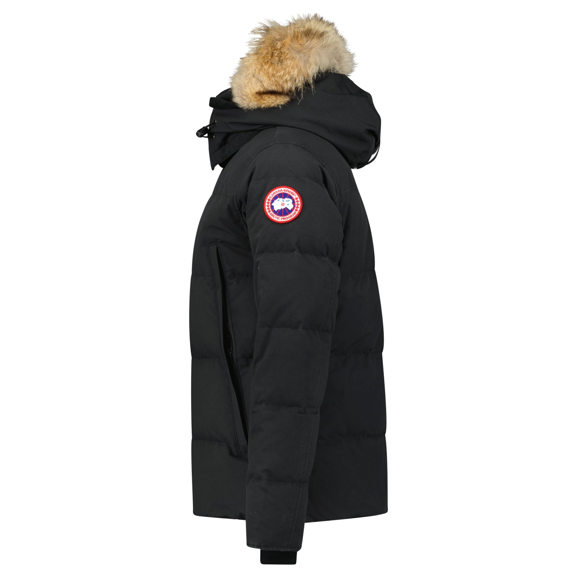 CANADA GOOSE WYNDHAM JACKET BLACK - MEDIUM - Affluent ArchivesUsed HIGH END DESIGNER CLOTHING