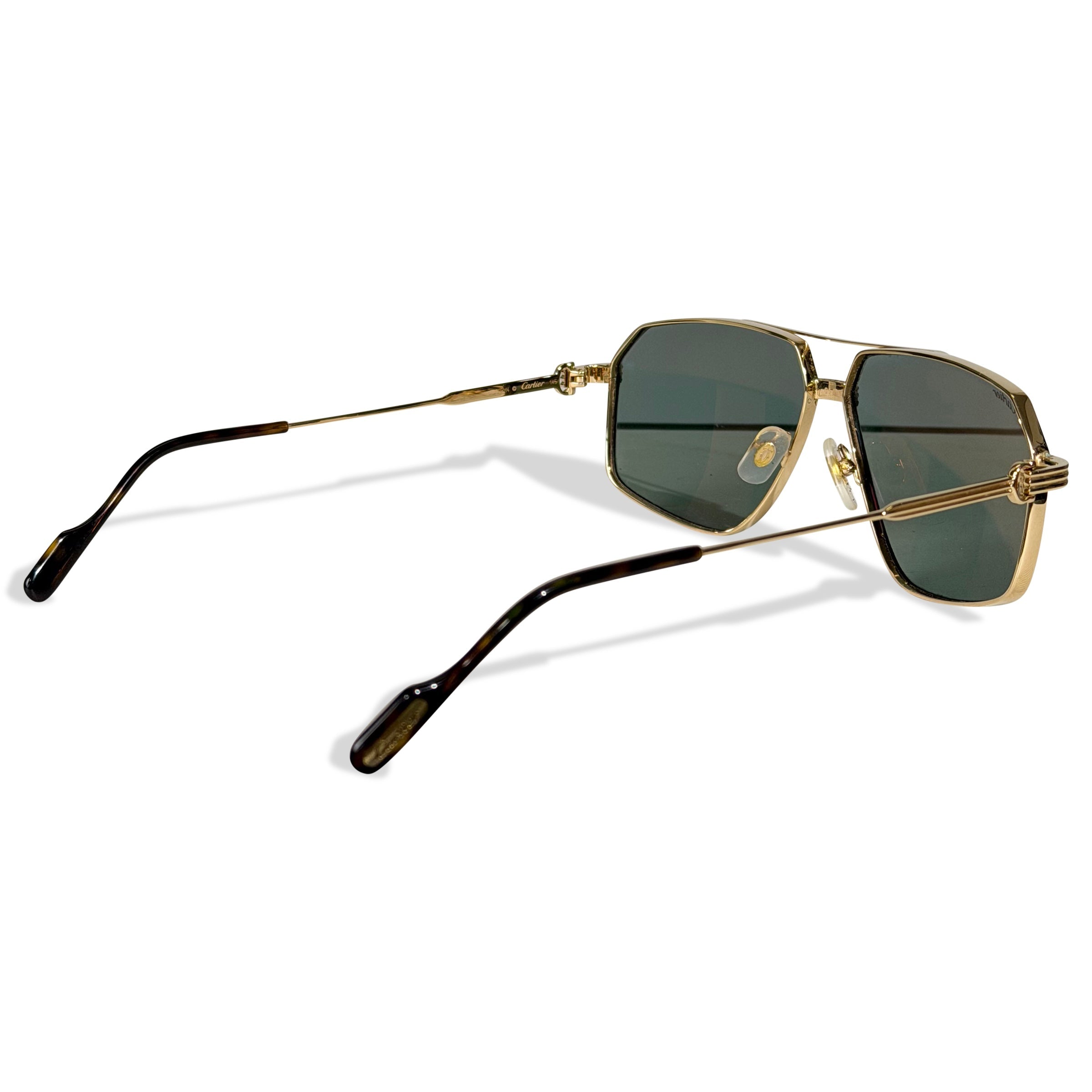 CARTIER GOLD SUNGLASSES | PRE OWNED - Affluent ArchivesUsed HIGH END DESIGNER CLOTHING