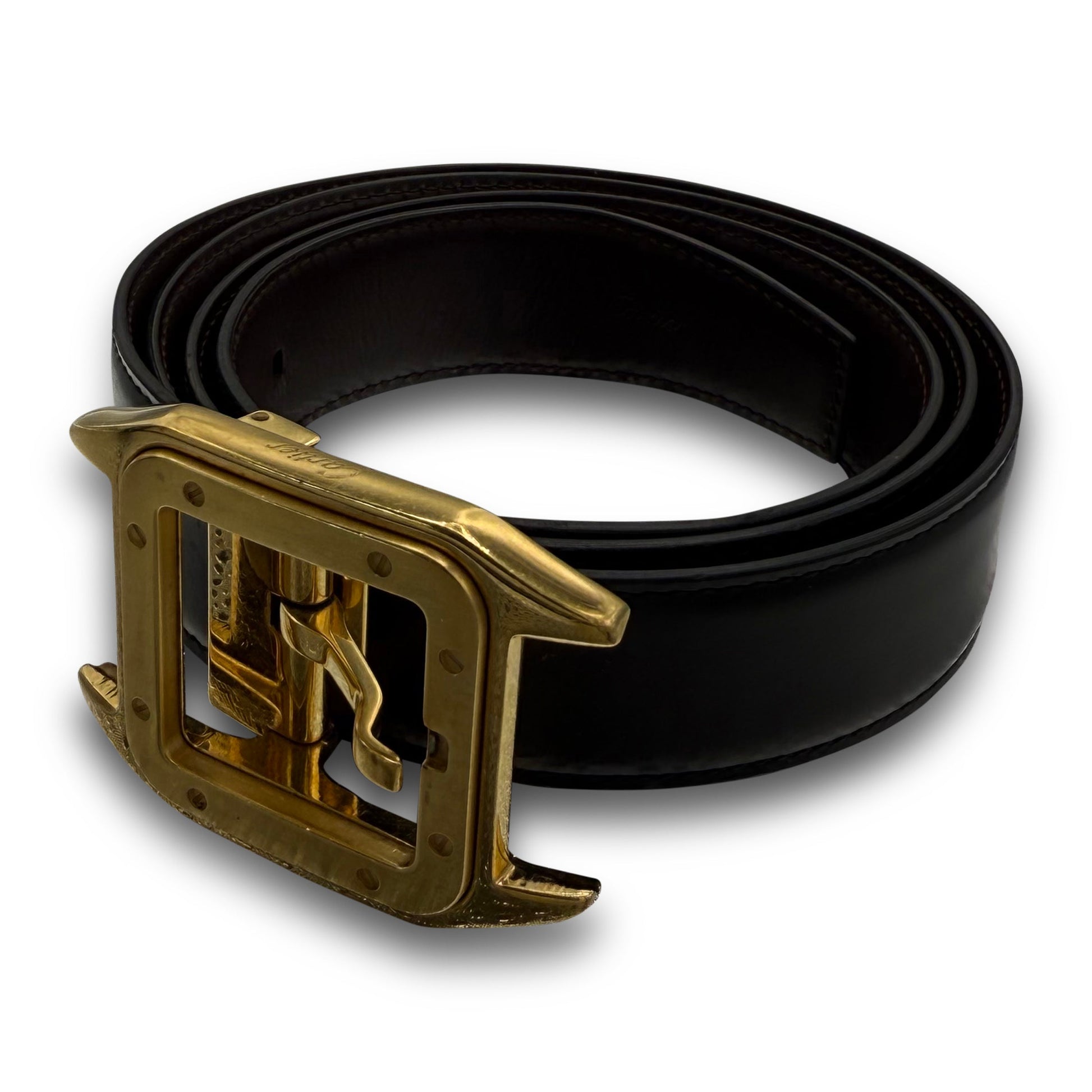 CARTIER SANTOS BELT (34 - 38W) - Affluent ArchivesUsed HIGH END DESIGNER CLOTHING