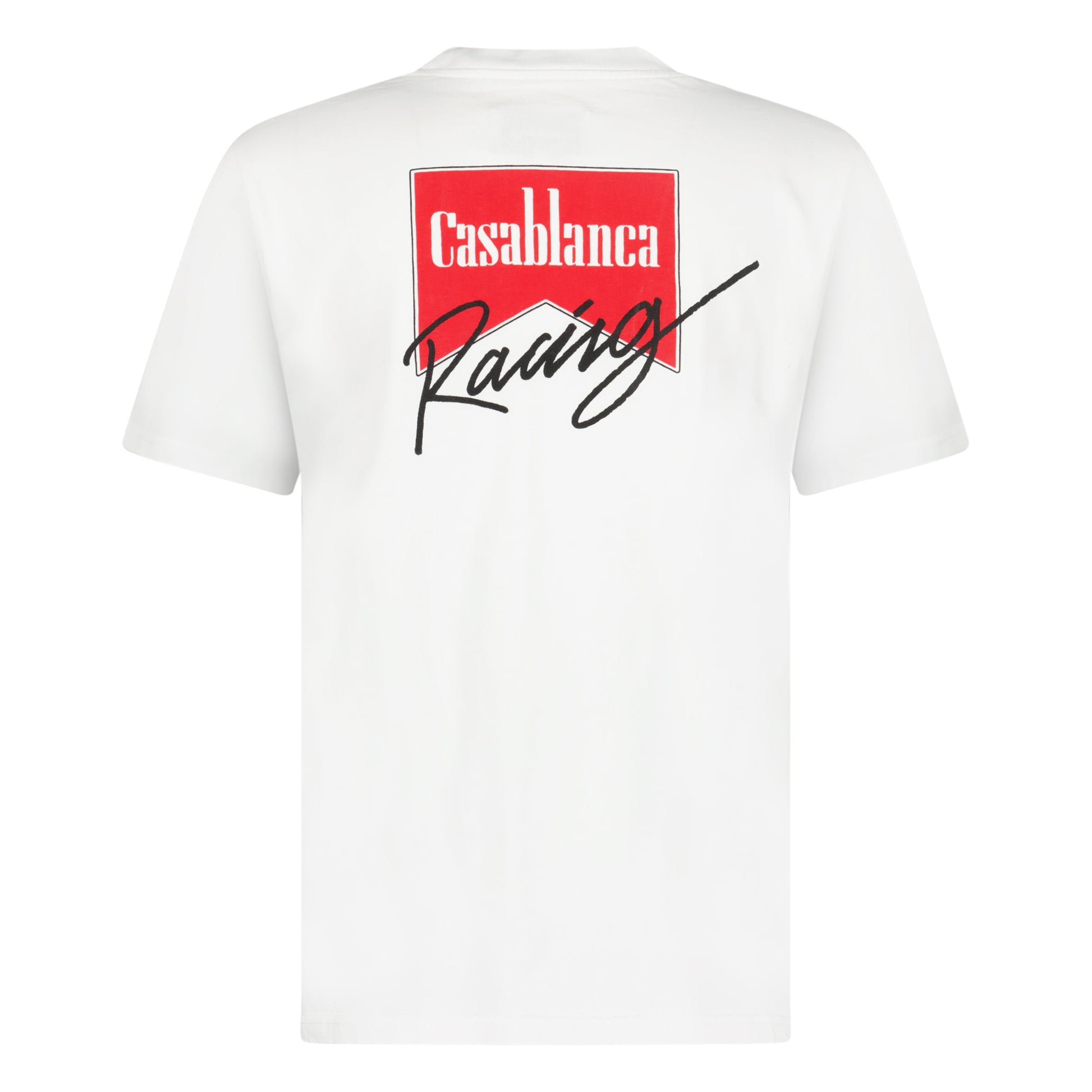 CASABLANCA WHITE T SHIRT - MEDIUM - affluentarchivesUsed HIGH END DESIGNER CLOTHING