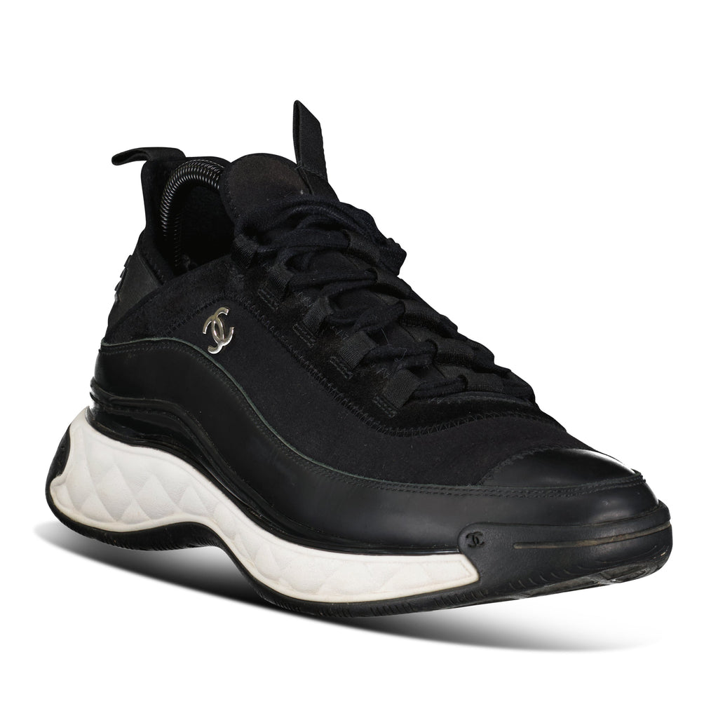 CHANEL BLACK TRAINERS - UK 7 (41) - Affluent ArchivesUsed HIGH END DESIGNER CLOTHING