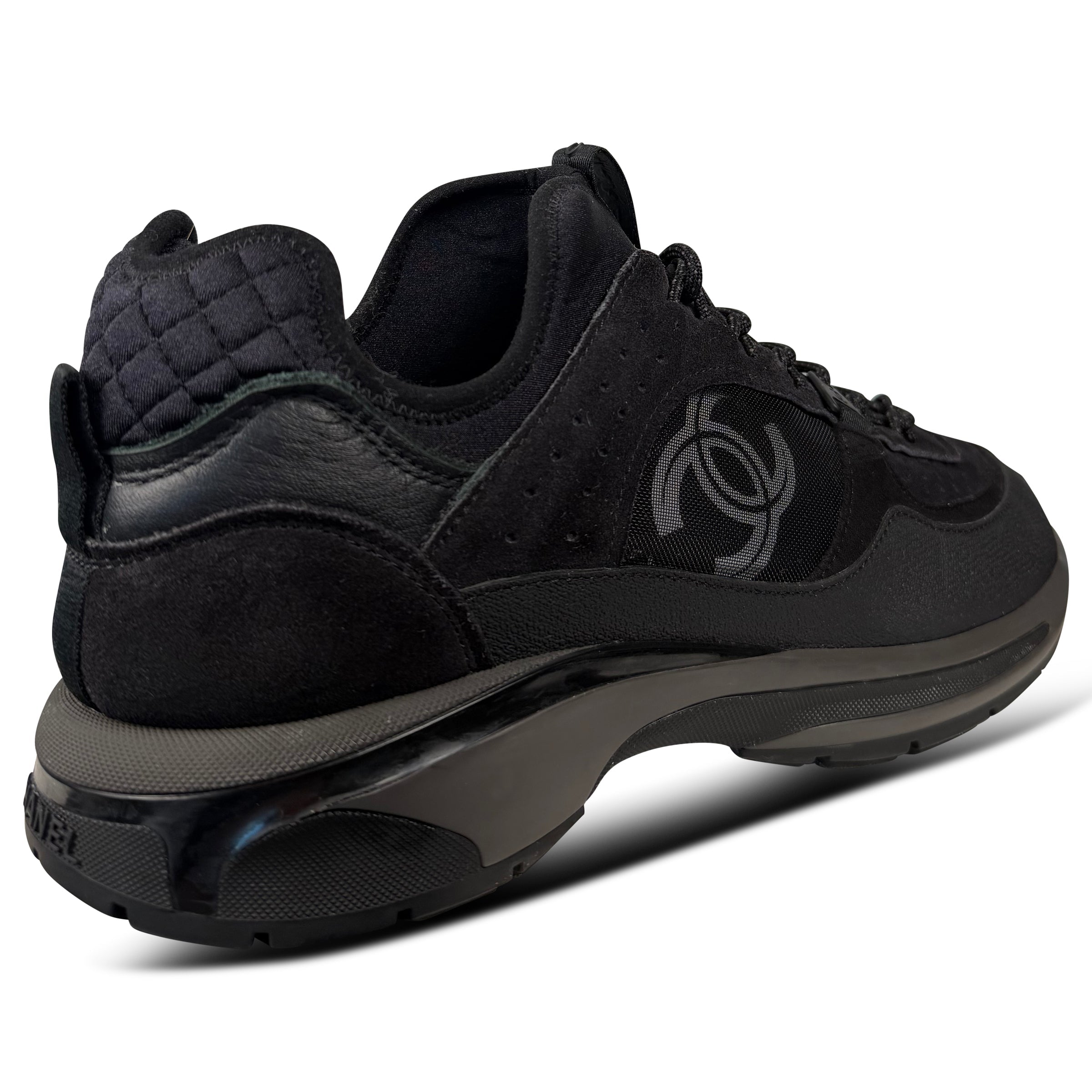 CHANEL BLACK TRAINERS - UK 8 (42) | PRE OWNED - Affluent ArchivesUsed HIGH END DESIGNER CLOTHING