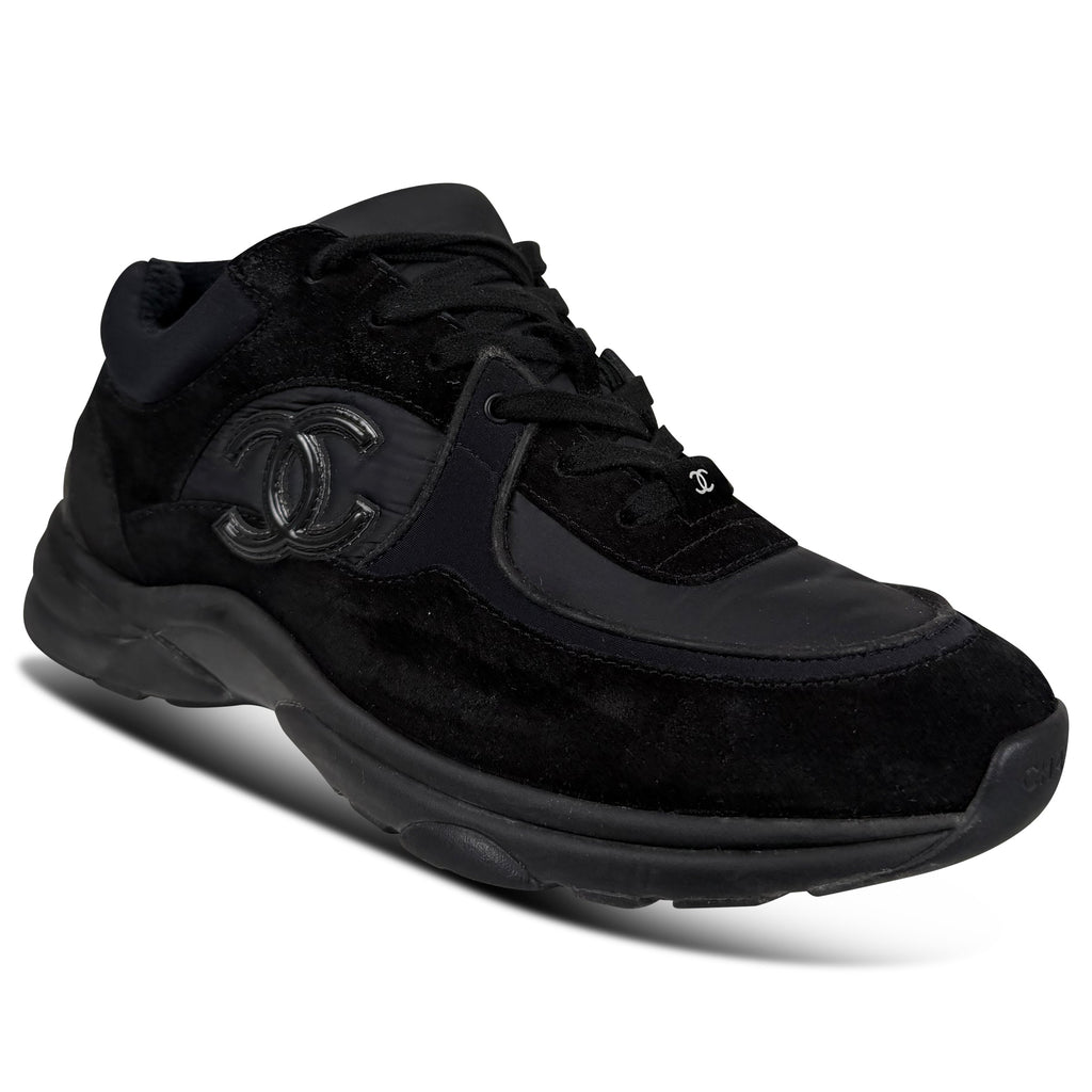 CHANEL BLACK TRAINERS - UK 8 (42) | PRE OWNED - Affluent ArchivesUsed HIGH END DESIGNER CLOTHING