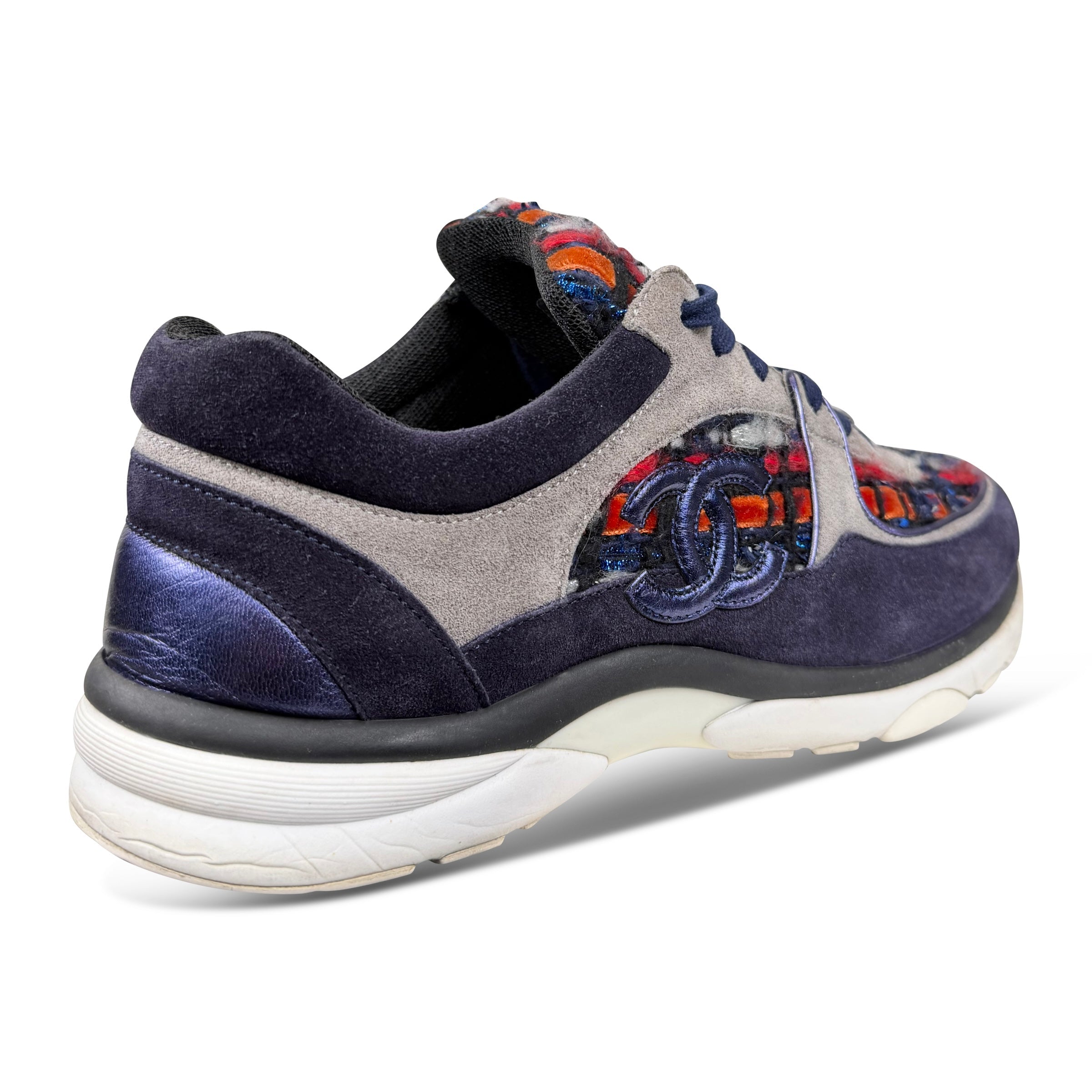 CHANEL PURPLE CC LOGO TRAINER - UK 8 (42) - Affluent ArchivesUsed HIGH END DESIGNER CLOTHING